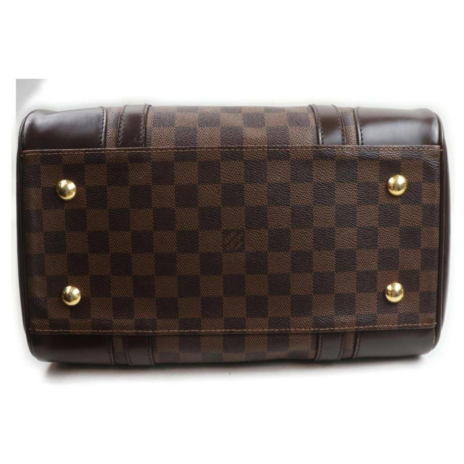 Louis Vuitton Damier Ebene Berkeley Bowler Satchel Bag 862245