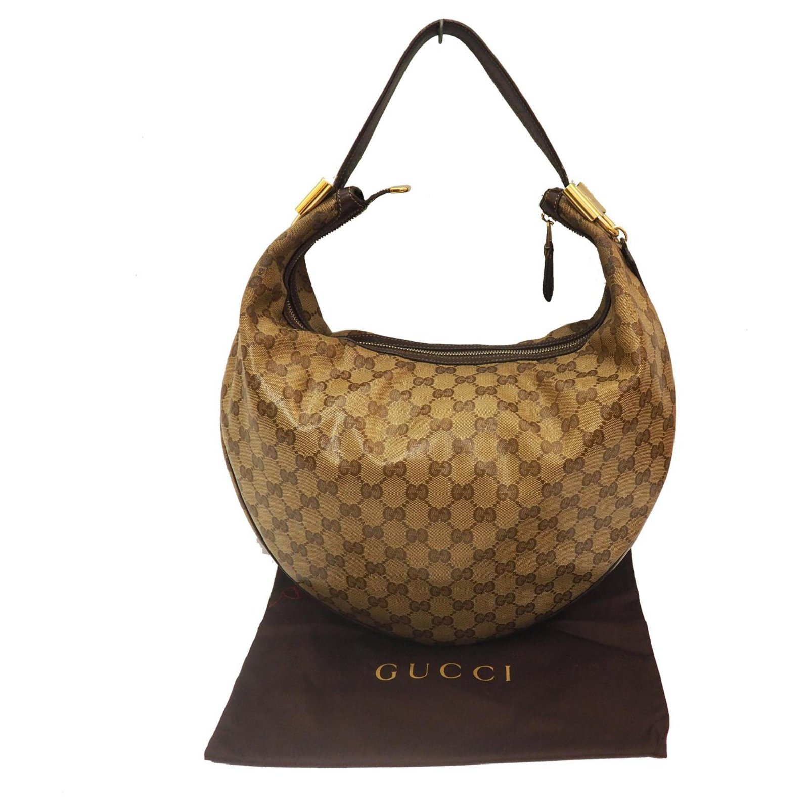 Gucci Coated Canvas Monogram Bag