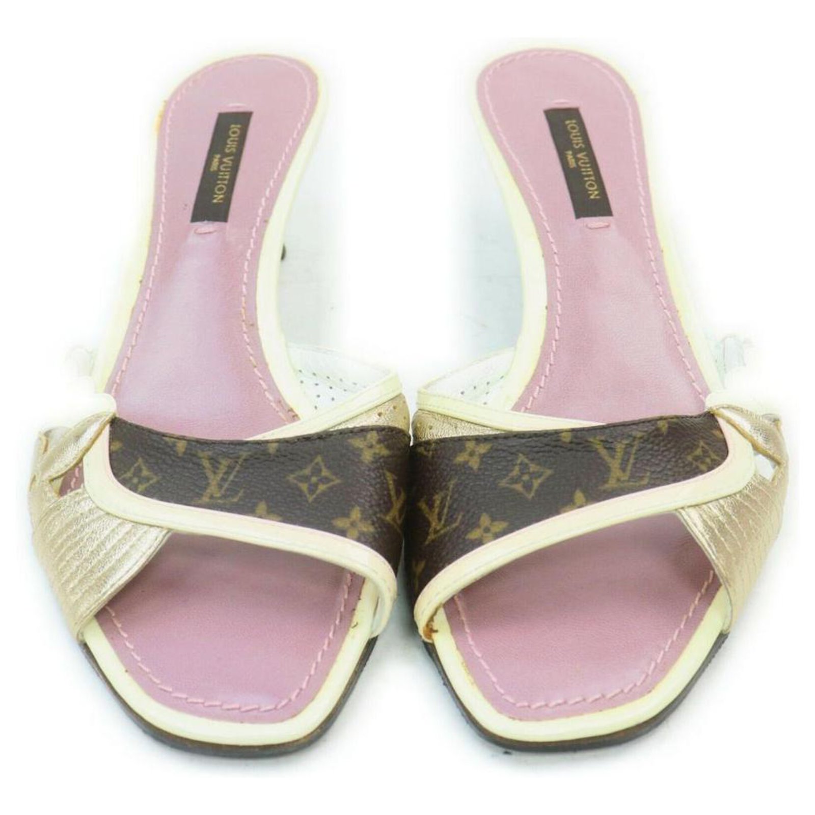 Louis Vuitton sandalias mujer Cuero ref.297331 - Joli Closet