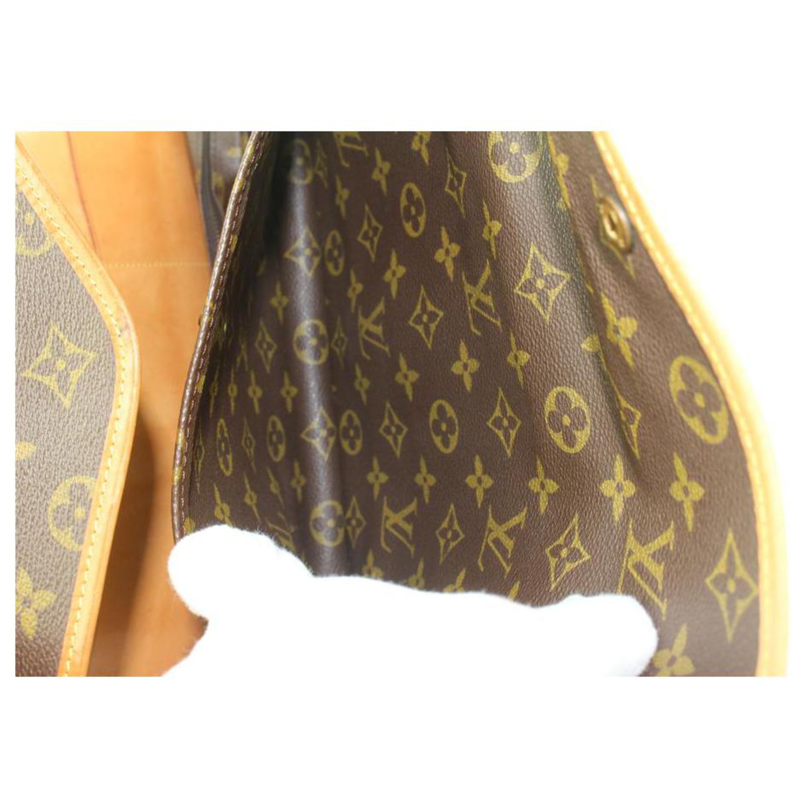 Louis Vuitton Rare No. 230 Monogram Serviette Portable Pliante Bag 646lvs317