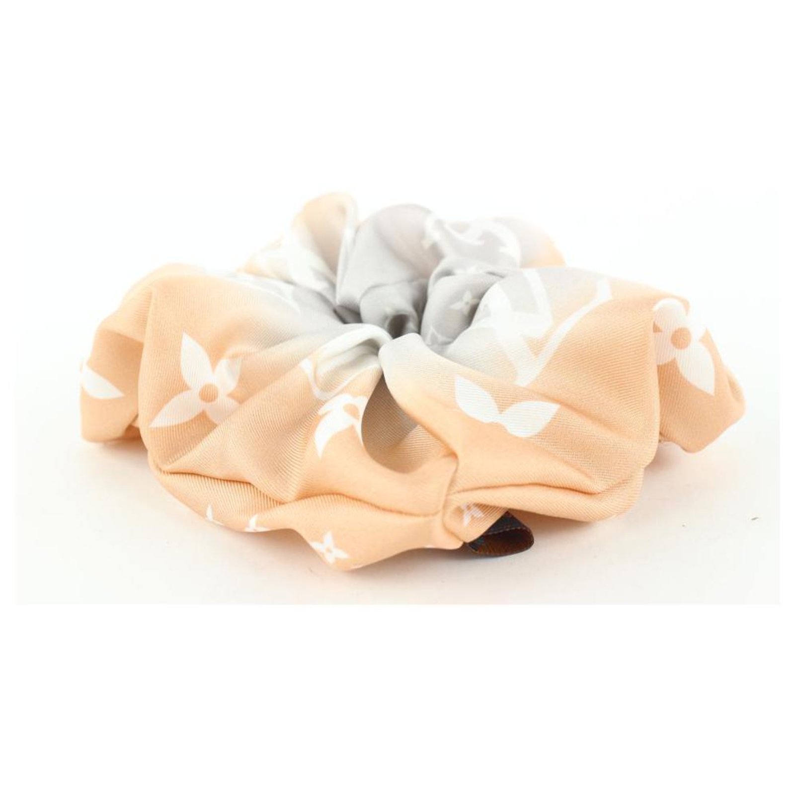 Louis Vuitton Peach Mist Monogram By the Pool Scrunchy Trop Chou