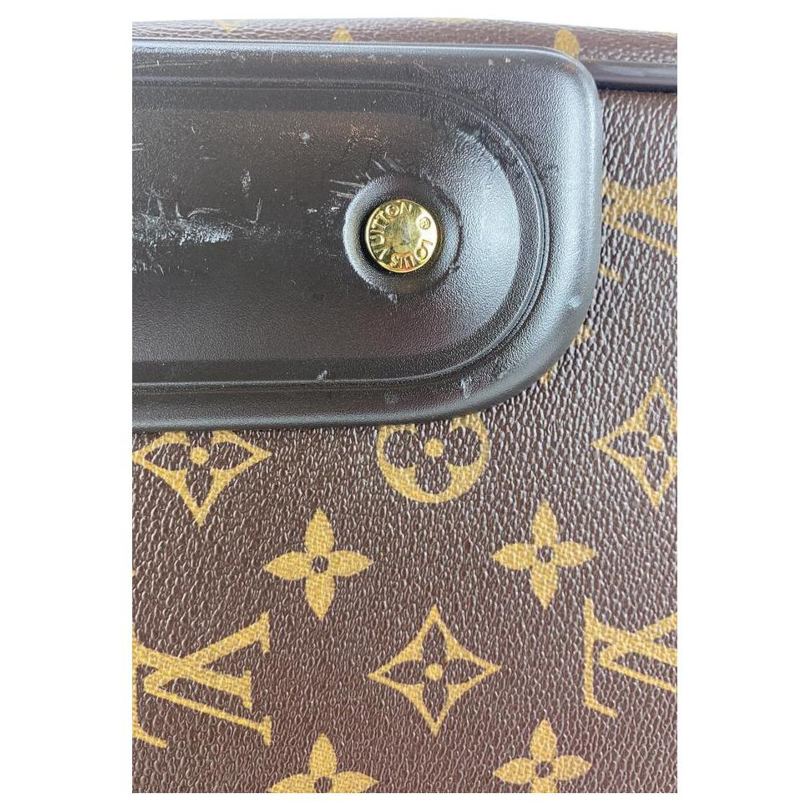 Louis Vuitton Monogram Eole 50 Rolling Luggage Convertible Duffle 857379