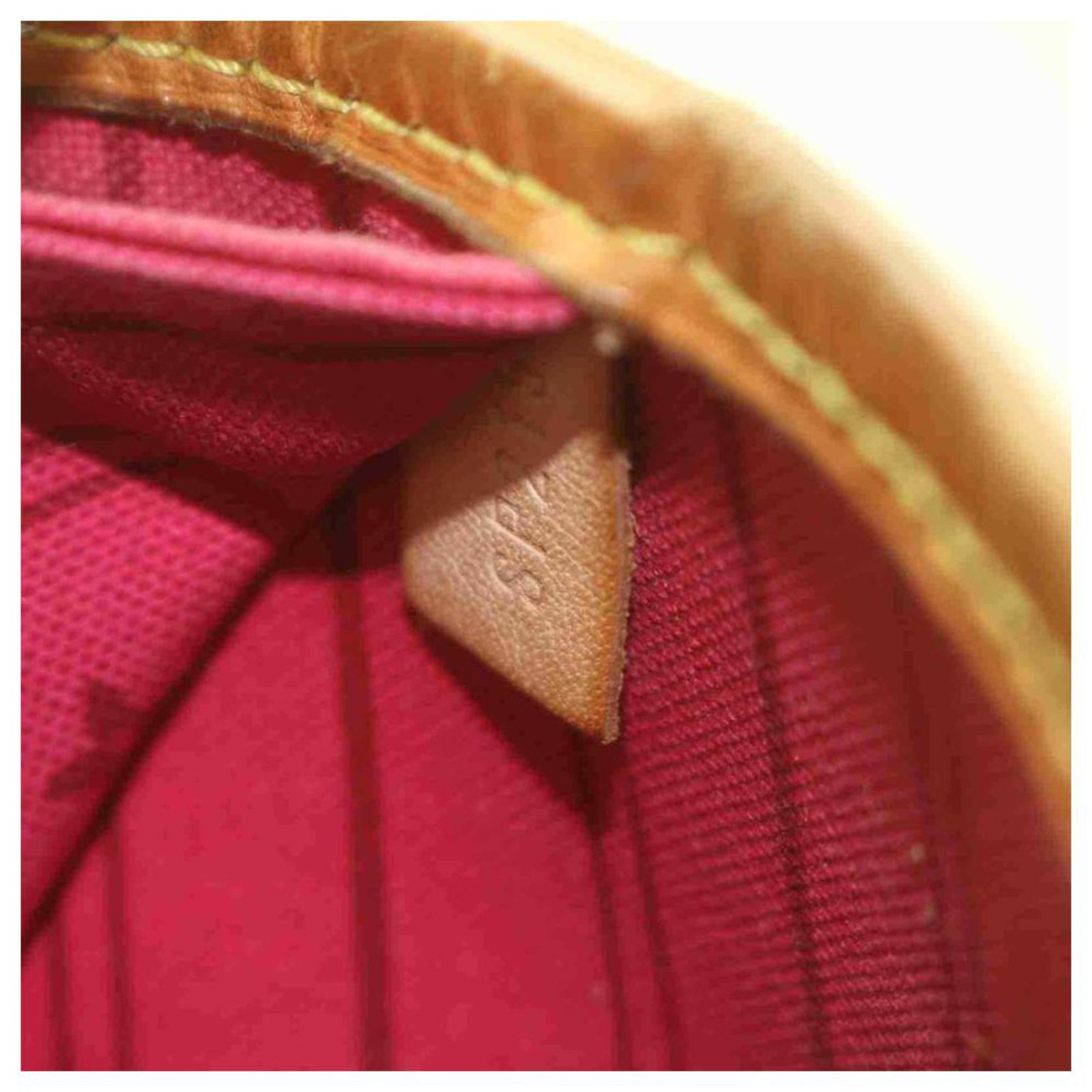 Louis Vuitton Mon Monogram Stripe Neverfull GM Red Tote Bag Large 858623  Leather ref.297632 - Joli Closet