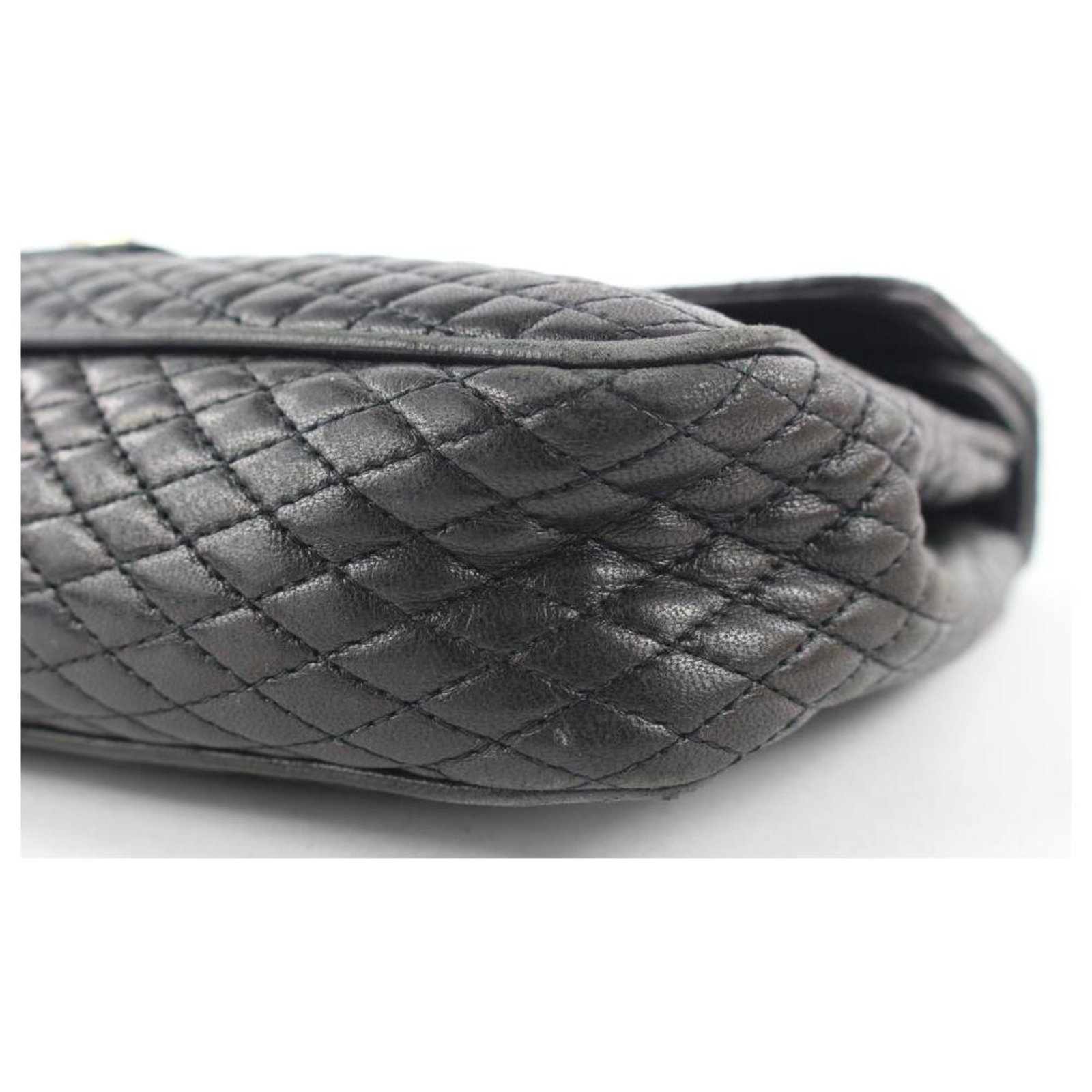 BALLY Quilted Chain Shoulder Bag Suede Black Auth yk6466 ref.883883 - Joli  Closet