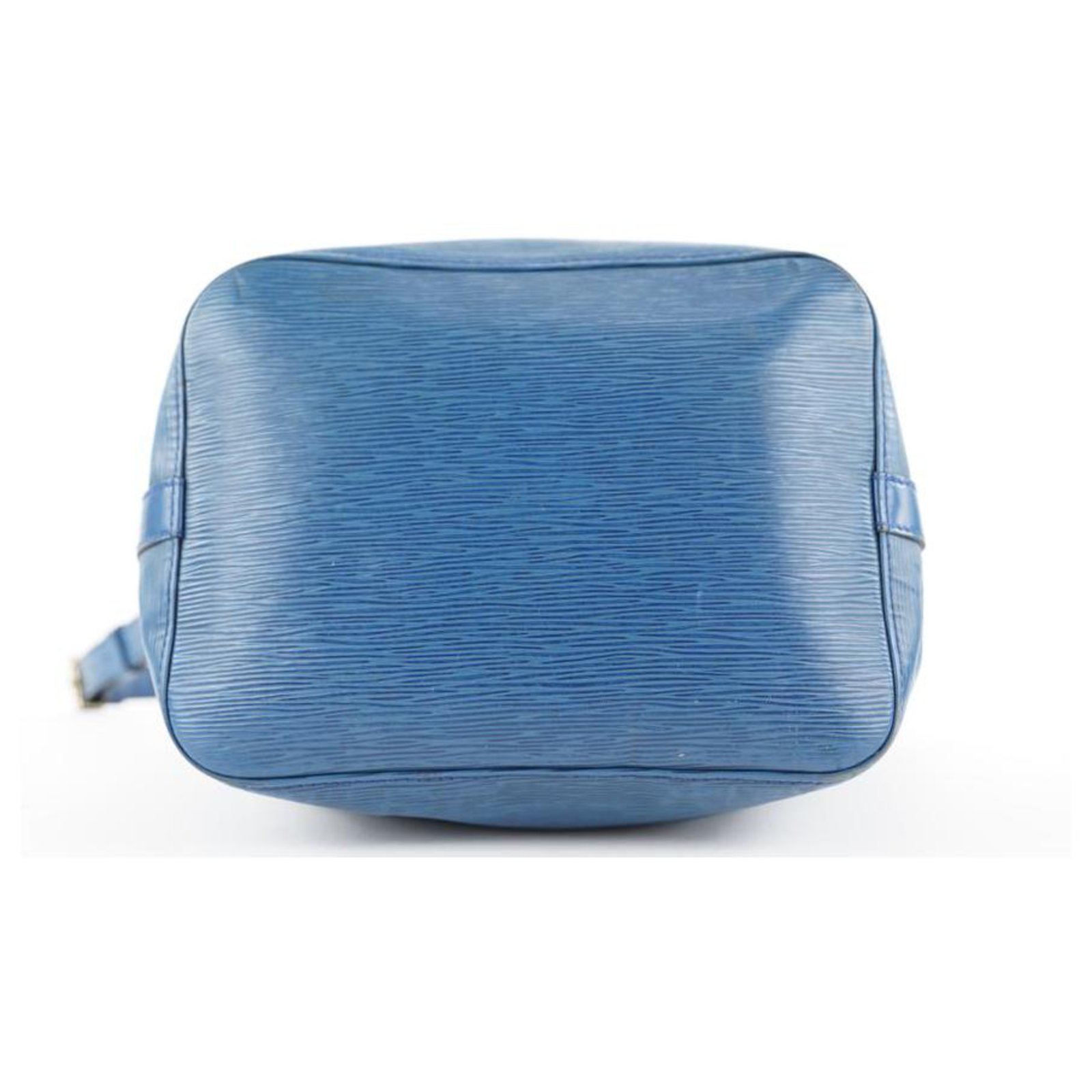 Louis Vuitton Blue Epi Leather Toledo Noe Petit Drawstring Bucket
