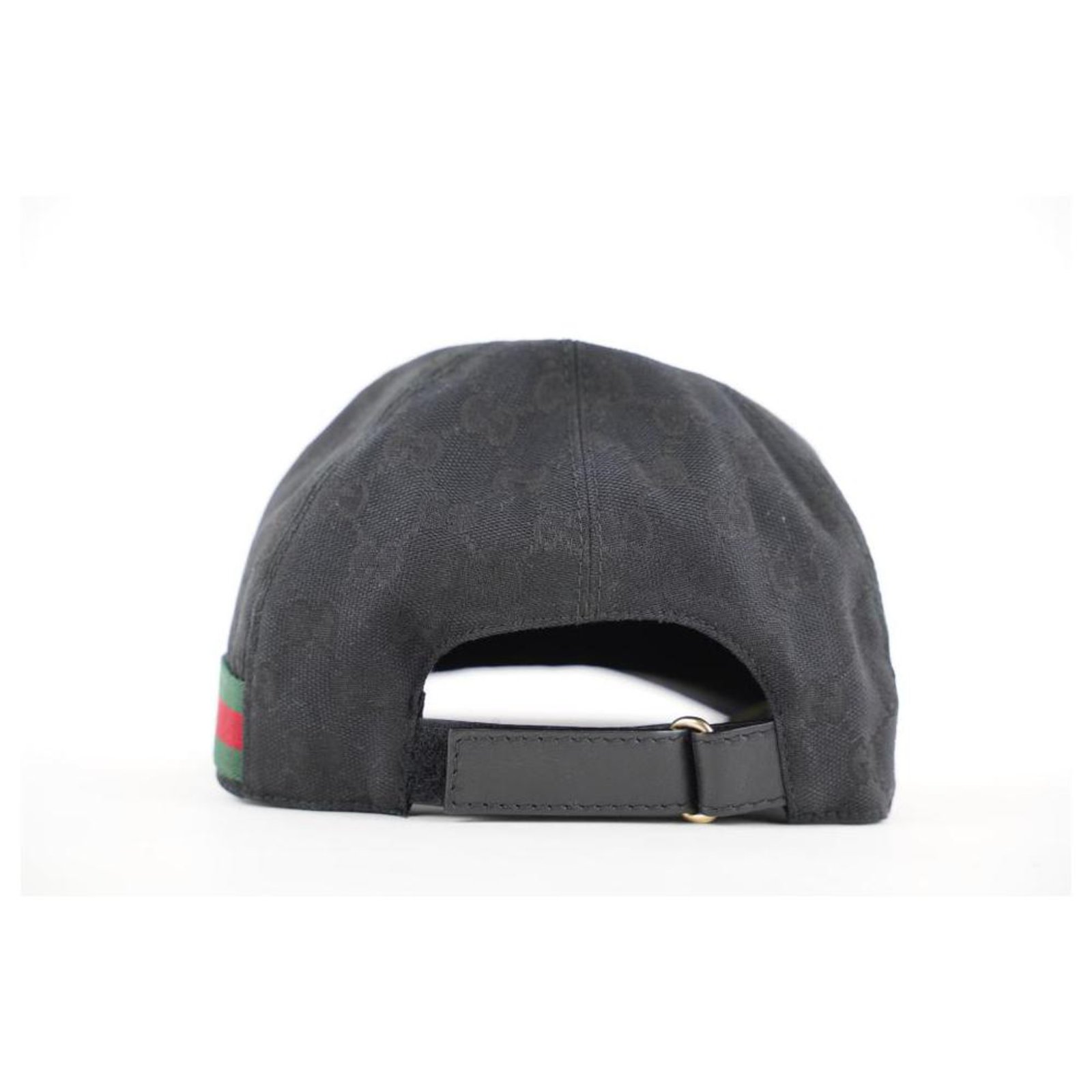 GUCCI Web Sherry Line GG Canvas Cap in Black, Red and Green - AWL3184 –  LuxuryPromise