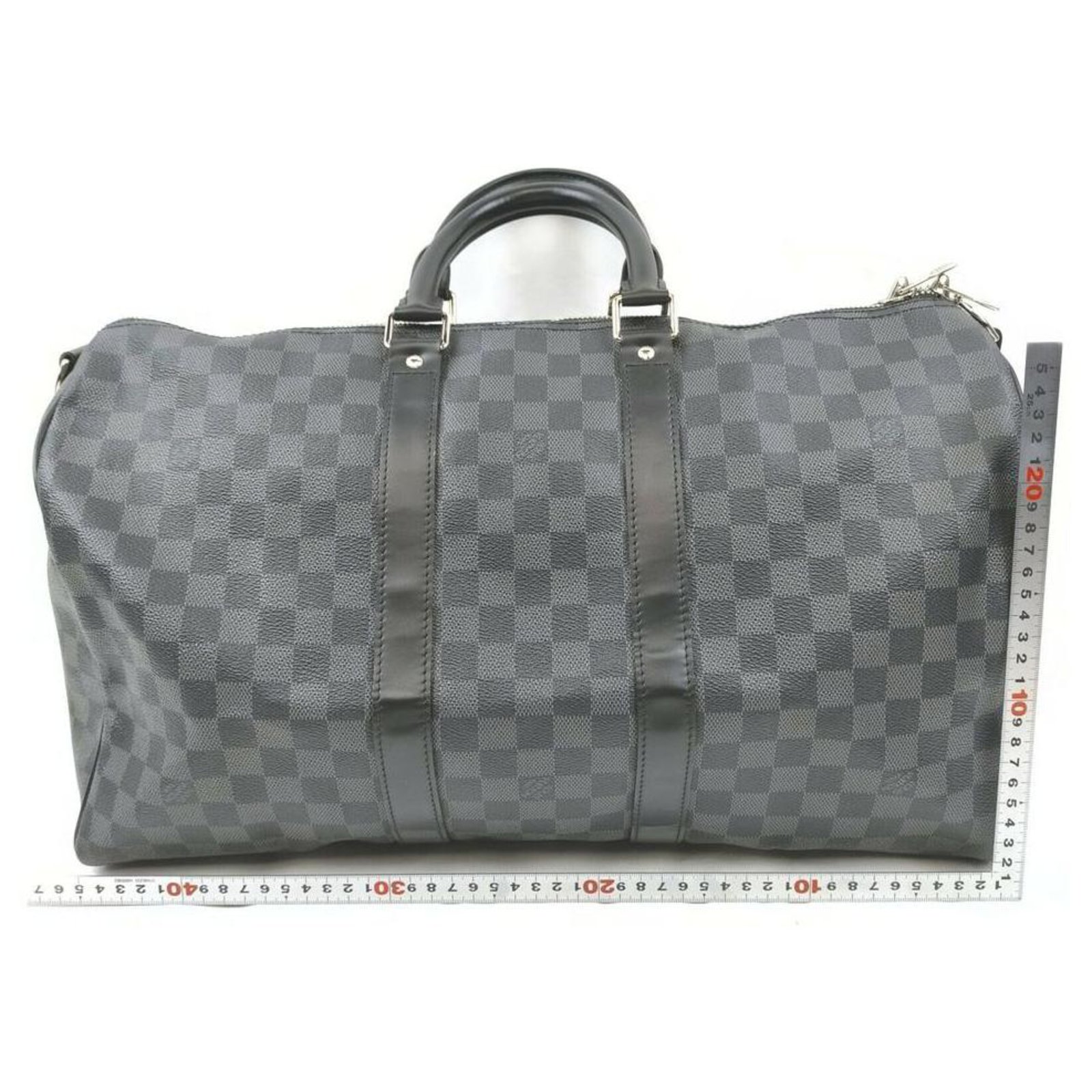 Faktura effektivitet falsk Louis Vuitton Damier Graphite Keepall Bandouliere 45 duffle bag ref.297925  - Joli Closet
