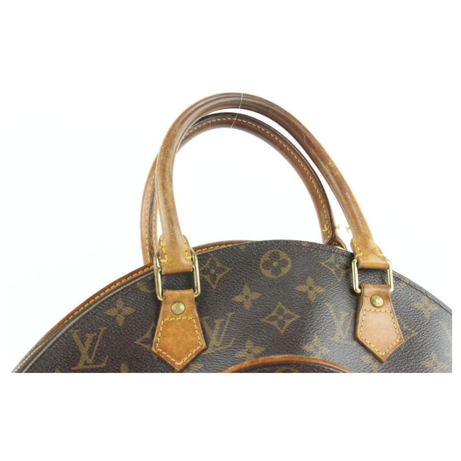 Louis Vuitton Monogram Ellipse MM Bowler Bag Clam Seashell Octagon