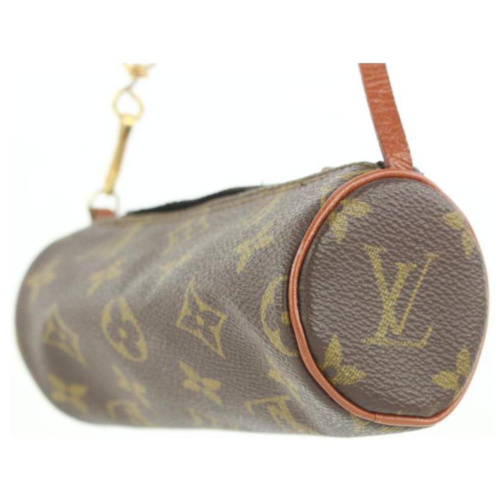 Louis Vuitton Mini Monogram Papillon Wristlet Bag 24l858 Leather