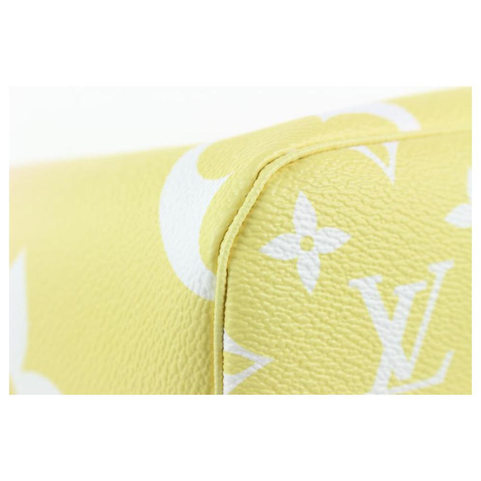 Louis Vuitton Pink x Yellow Monogram By the Pool Neverfull MM Tote