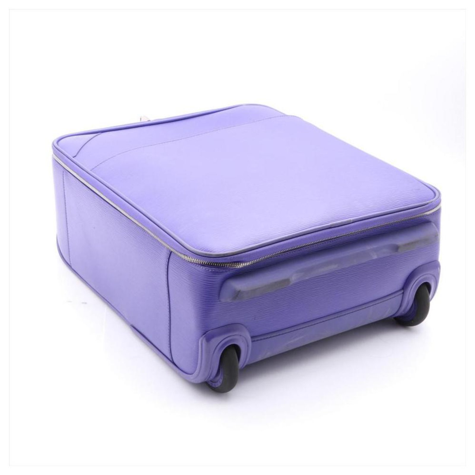 Louis Vuitton Purple Figue Leather Pegase 45 Rolling Luggage Carry-on  ref.298251 - Joli Closet