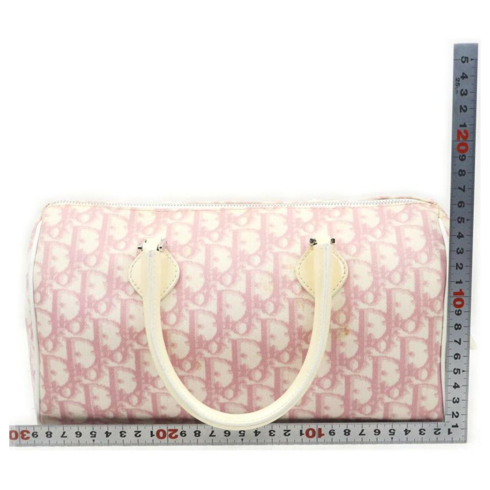 Christian Dior Pink Monogram Trotter Girly Chic Boston Bag ref.298261 -  Joli Closet