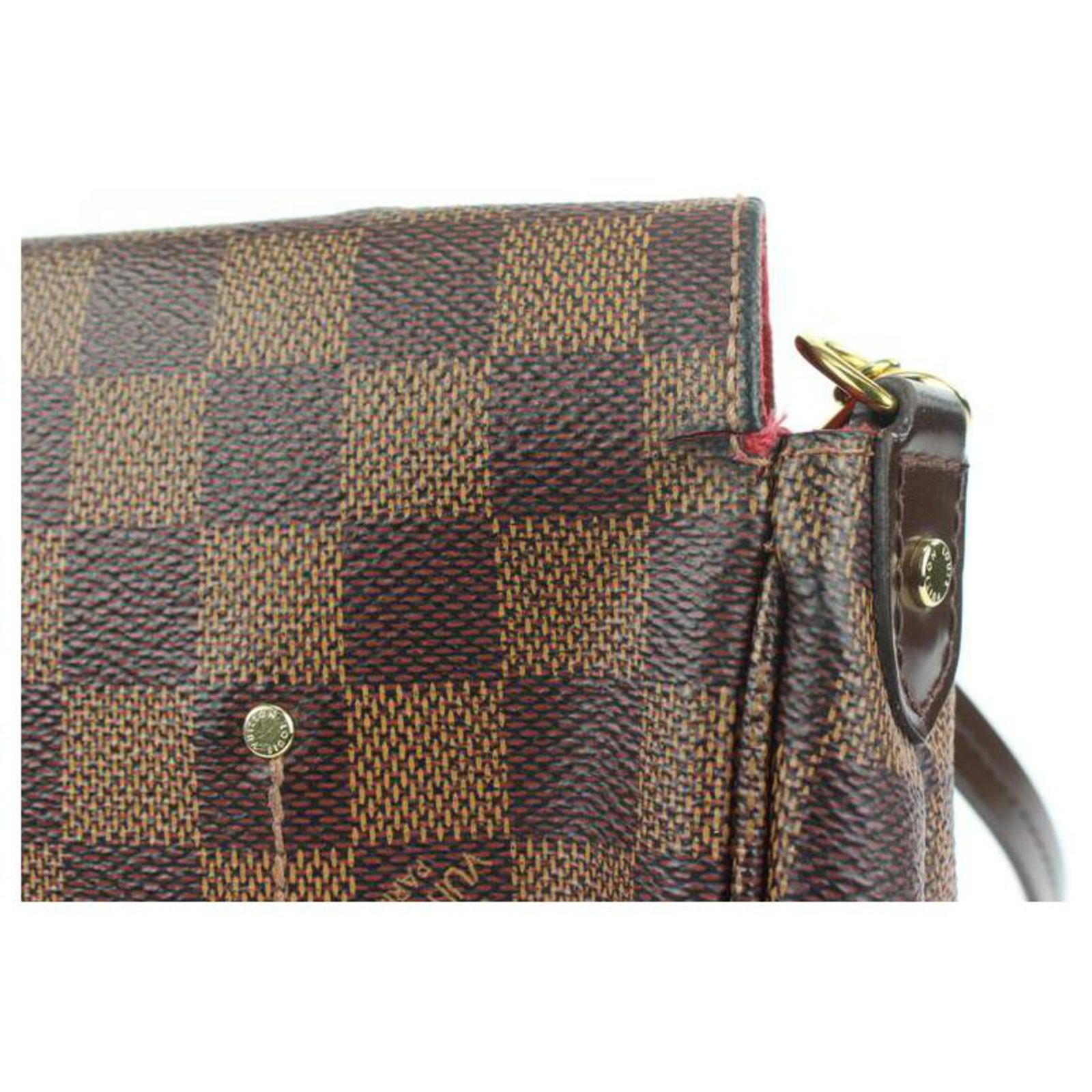 Louis Vuitton Damier Ebene Favorite MM 2way Crossbody Flap Bag ref.298374 -  Joli Closet