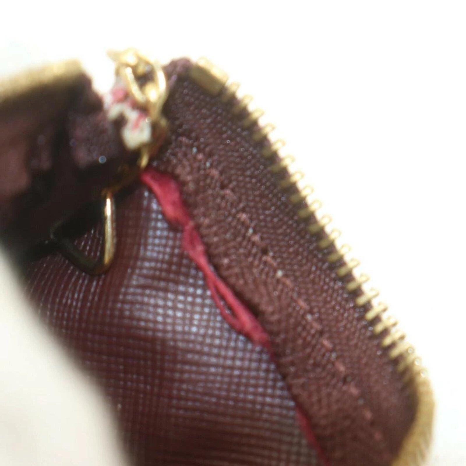 Louis Vuitton Bordeaux Monogram Mini Lin Key Chain Pochette Cles Keychain  ref.298538 - Joli Closet