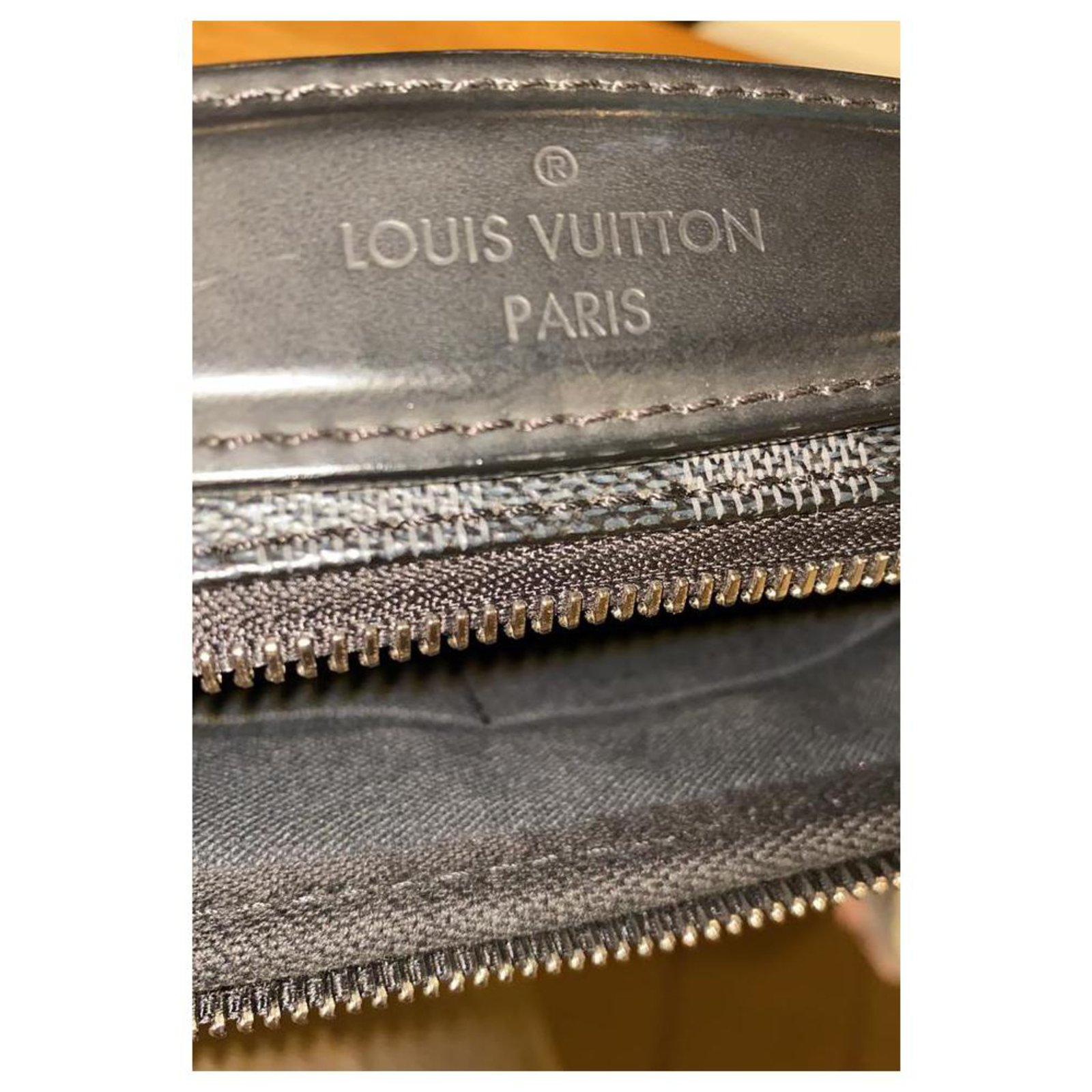 Louis Vuitton Damier Graphite Ambler Crossbody Chest Banana Bag