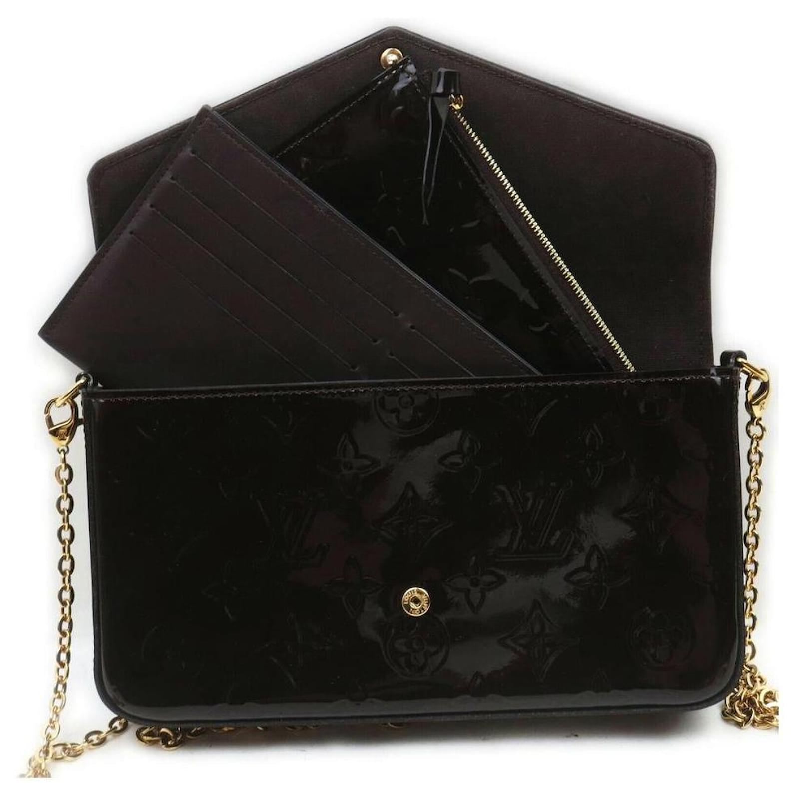 pochette felicie amarante