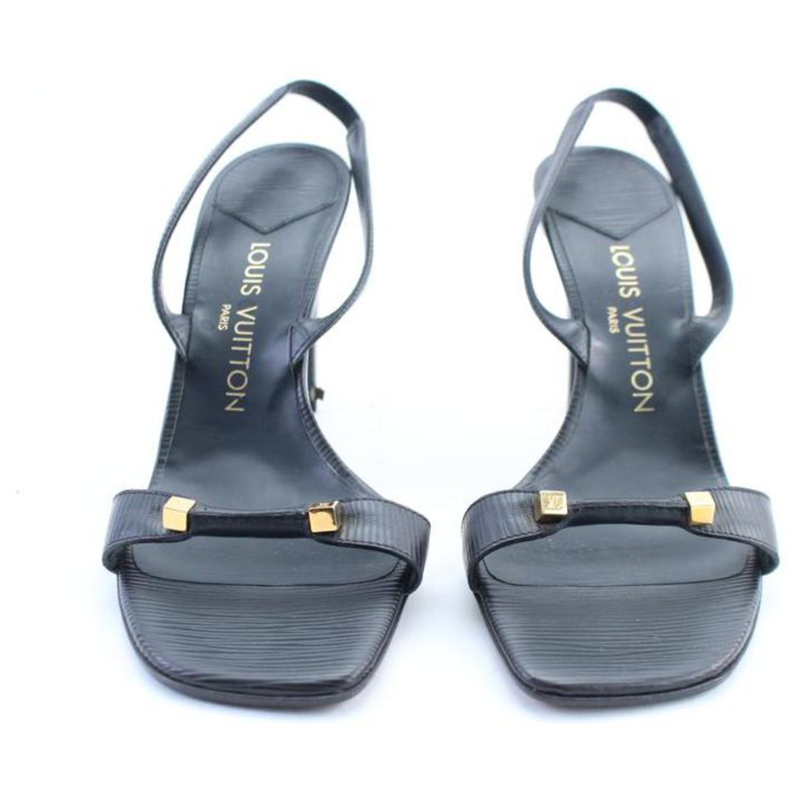 Louis Vuitton EPI Womens Heeled Sandals