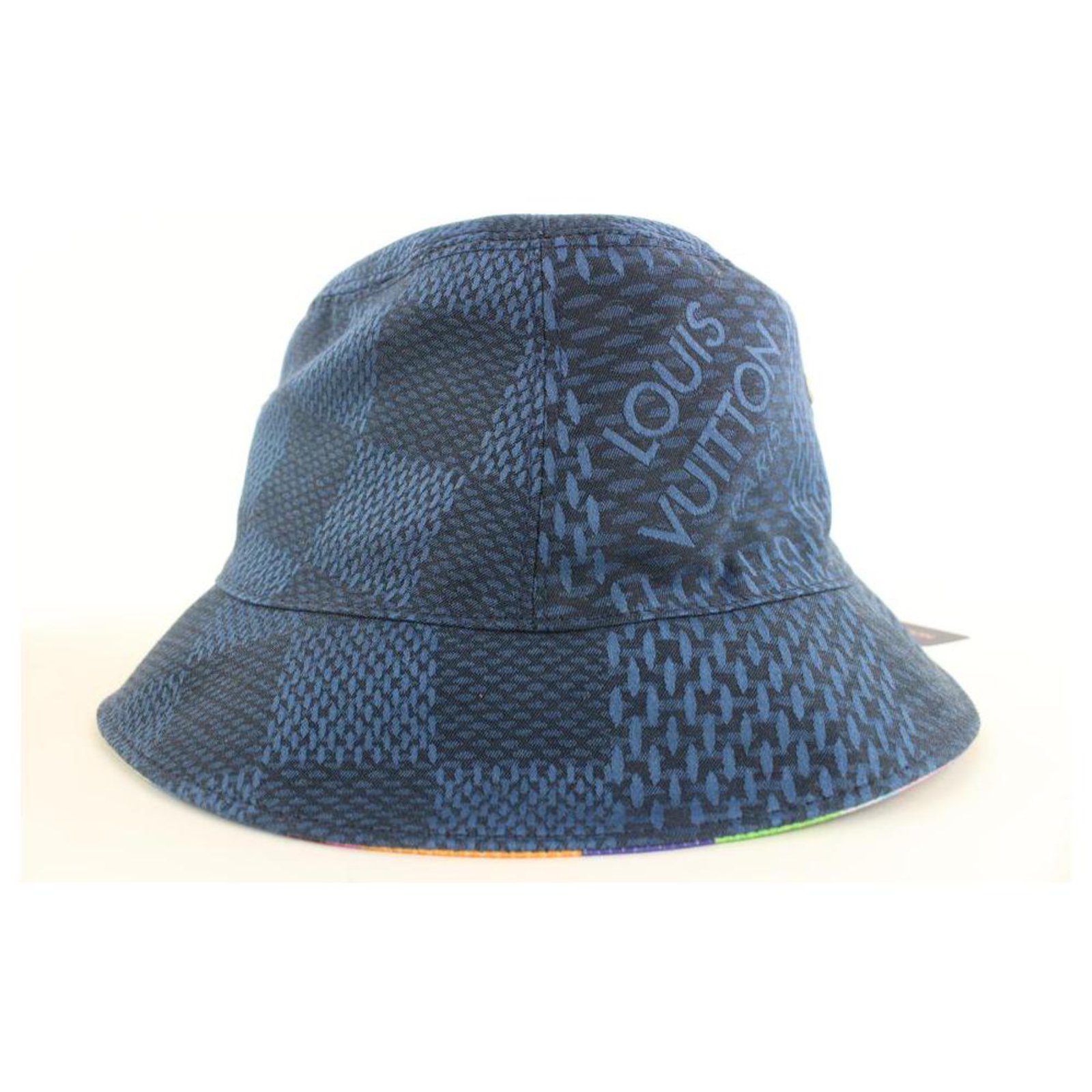 Louis Vuitton Size 60 Multicolor Damie 3D Bucket Hat Bob Fisherman Leather  ref.298922 - Joli Closet