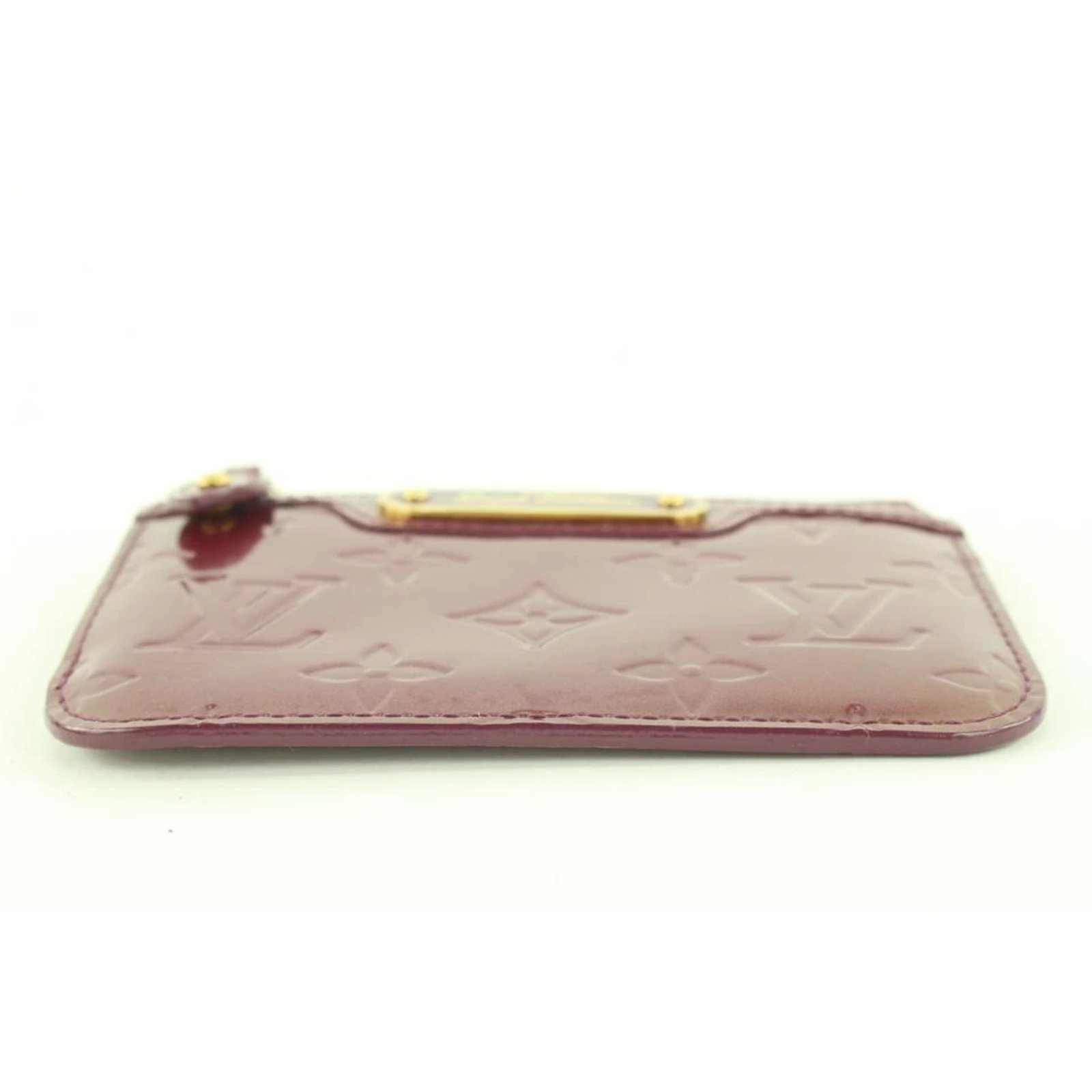 Louis Vuitton Monogram Vernis Key Pouch - Red Keychains