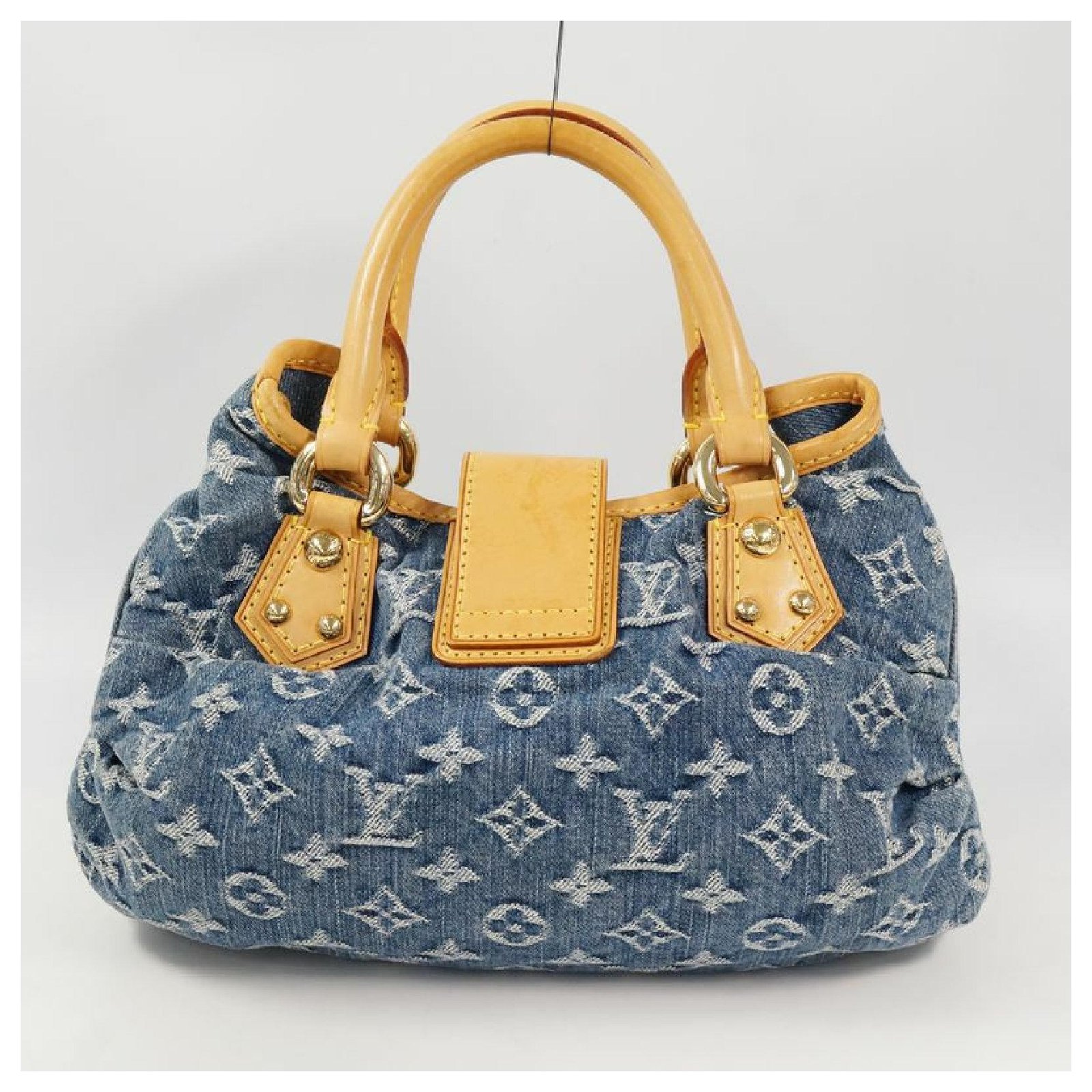 Bolso de mano Louis Vuitton Pleaty para mujer M95020 azul