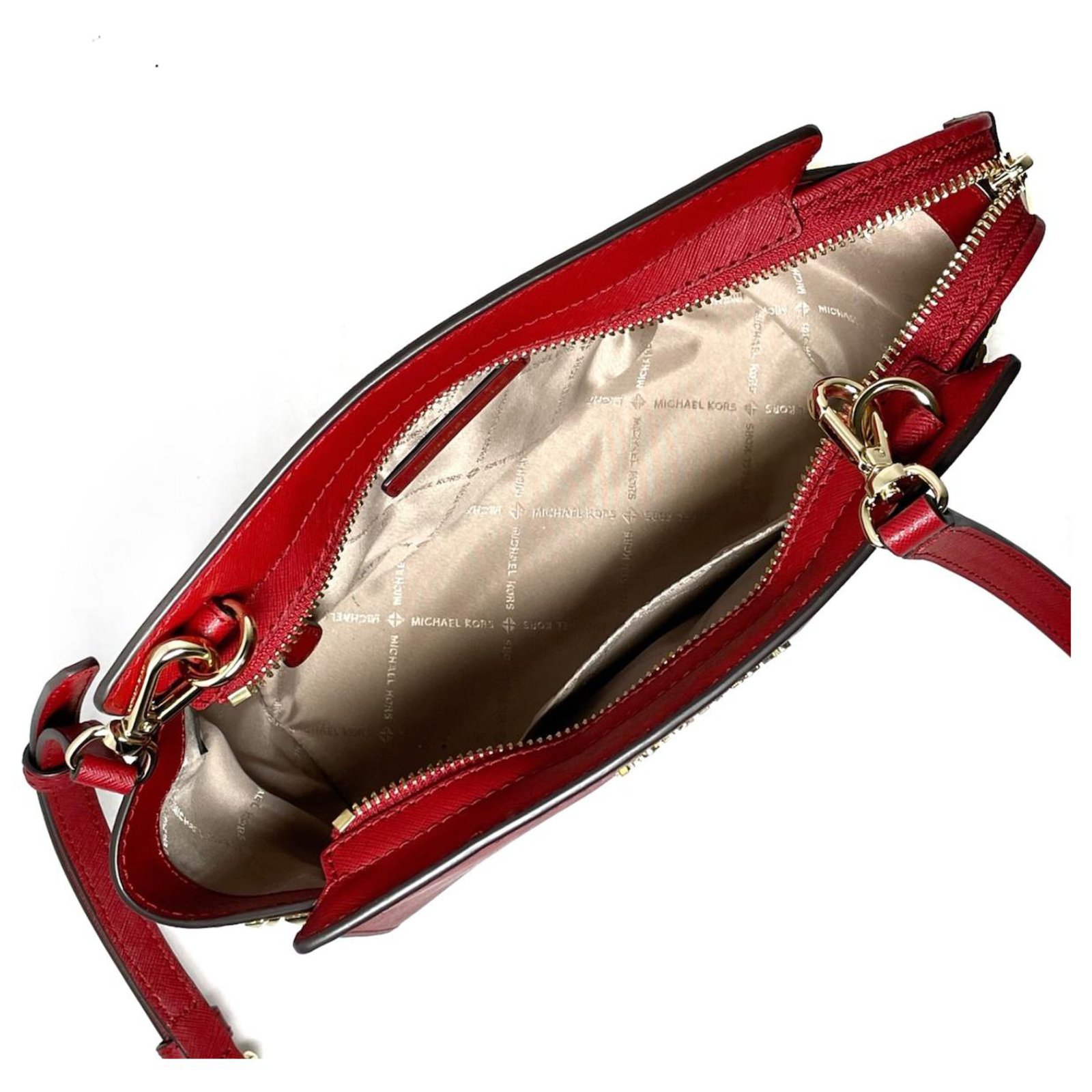 Michael Kors Shoulder bag Red Leather ref.303193 - Joli Closet