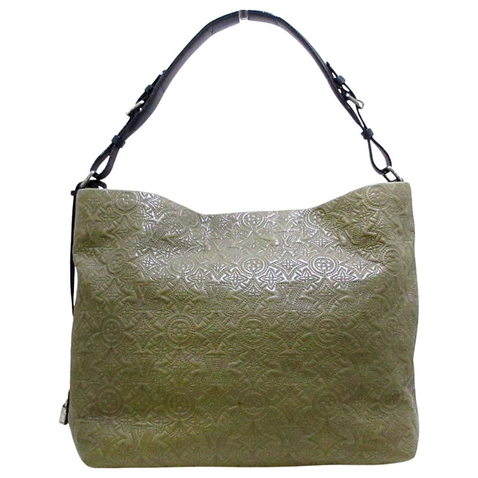 Louis Vuitton Antheia Green Leather ref.303281 - Joli Closet