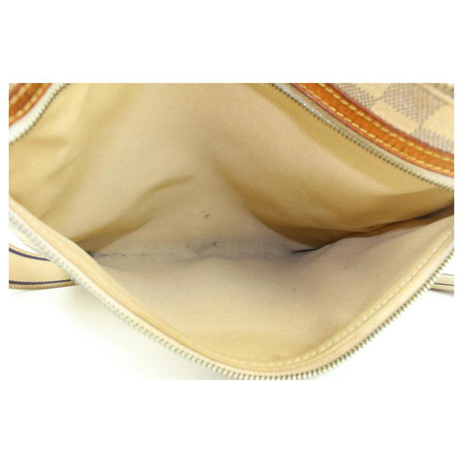 Louis Vuitton Damier Azur Pochette Bosphore Crossbody Bag Leather  ref.303306 - Joli Closet