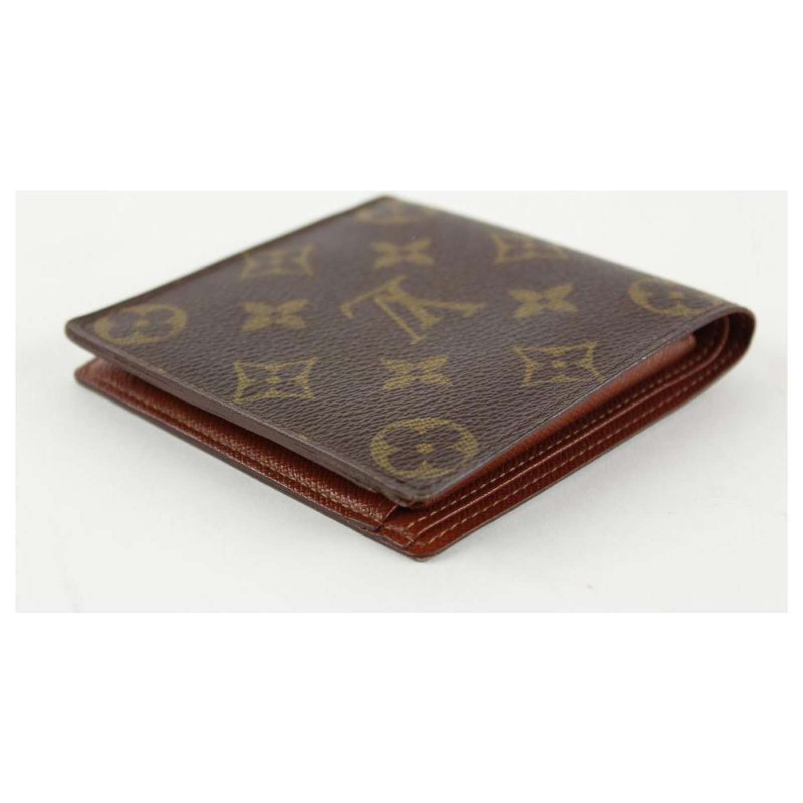 Louis Vuitton Monogram Slender Marco Multiple Men's Bifold Wallet