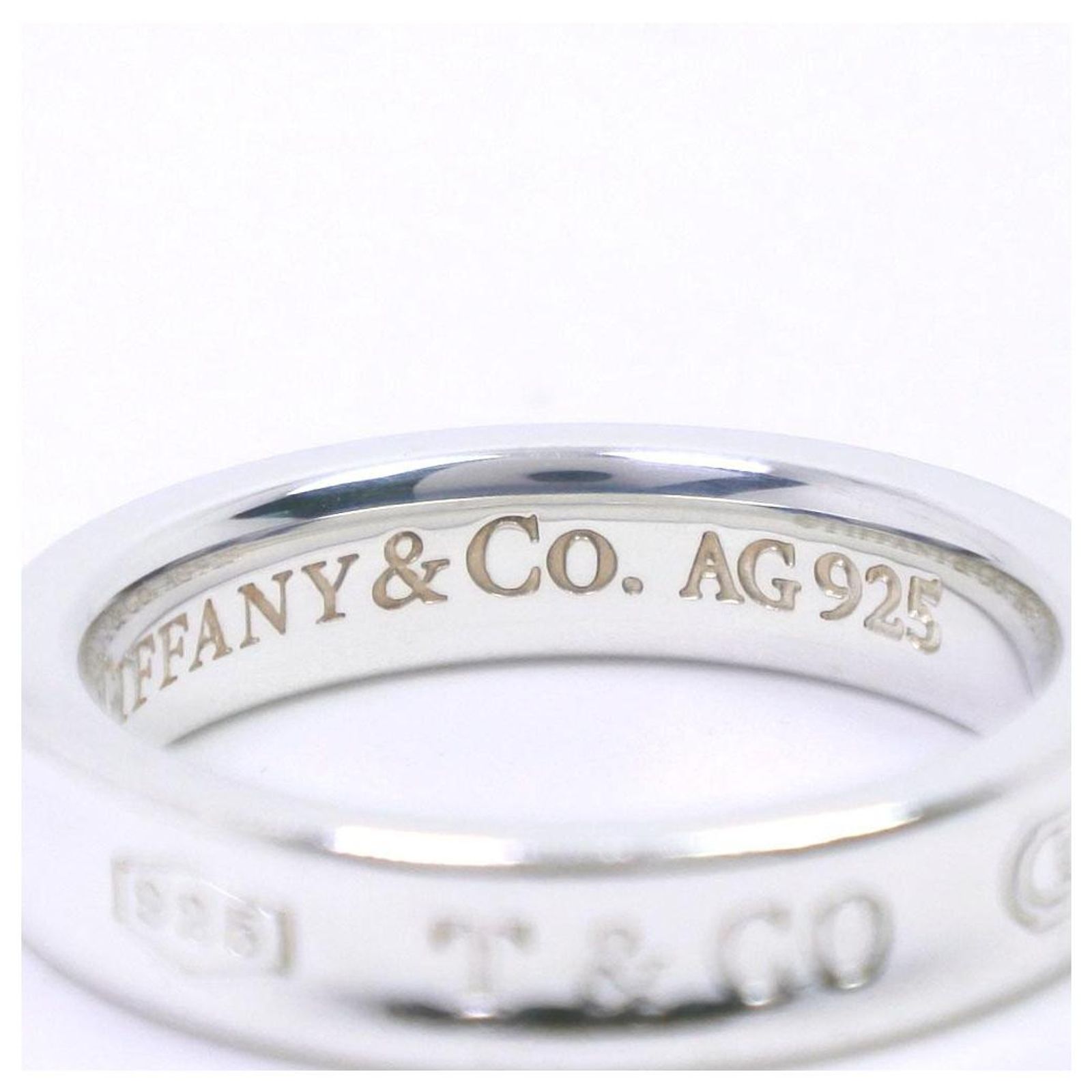TIFFANY \u0026 CO. Ring Silvery Silver ref 