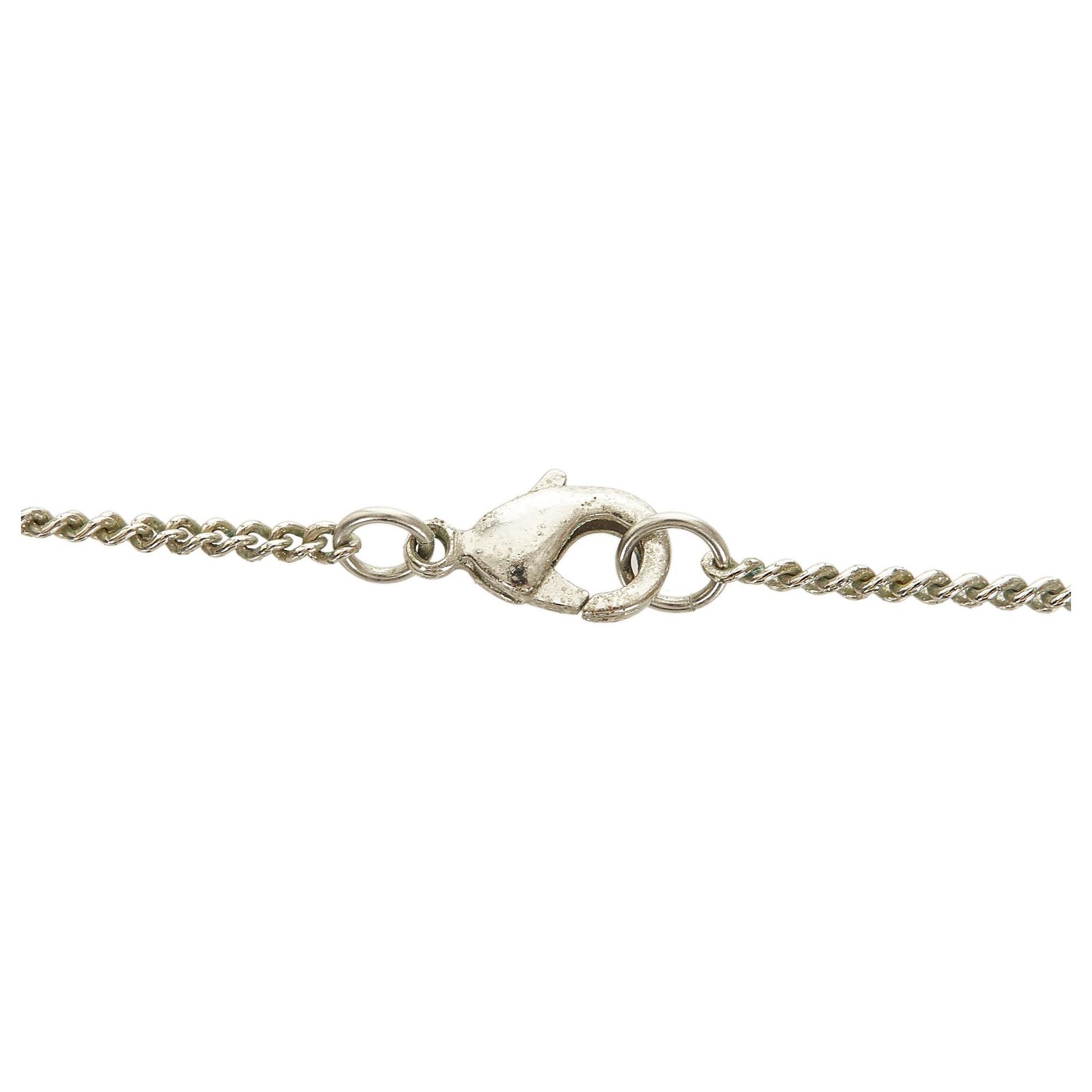 Louis Vuitton Ring Pendant Necklace Silvery Silver ref.180929 - Joli Closet