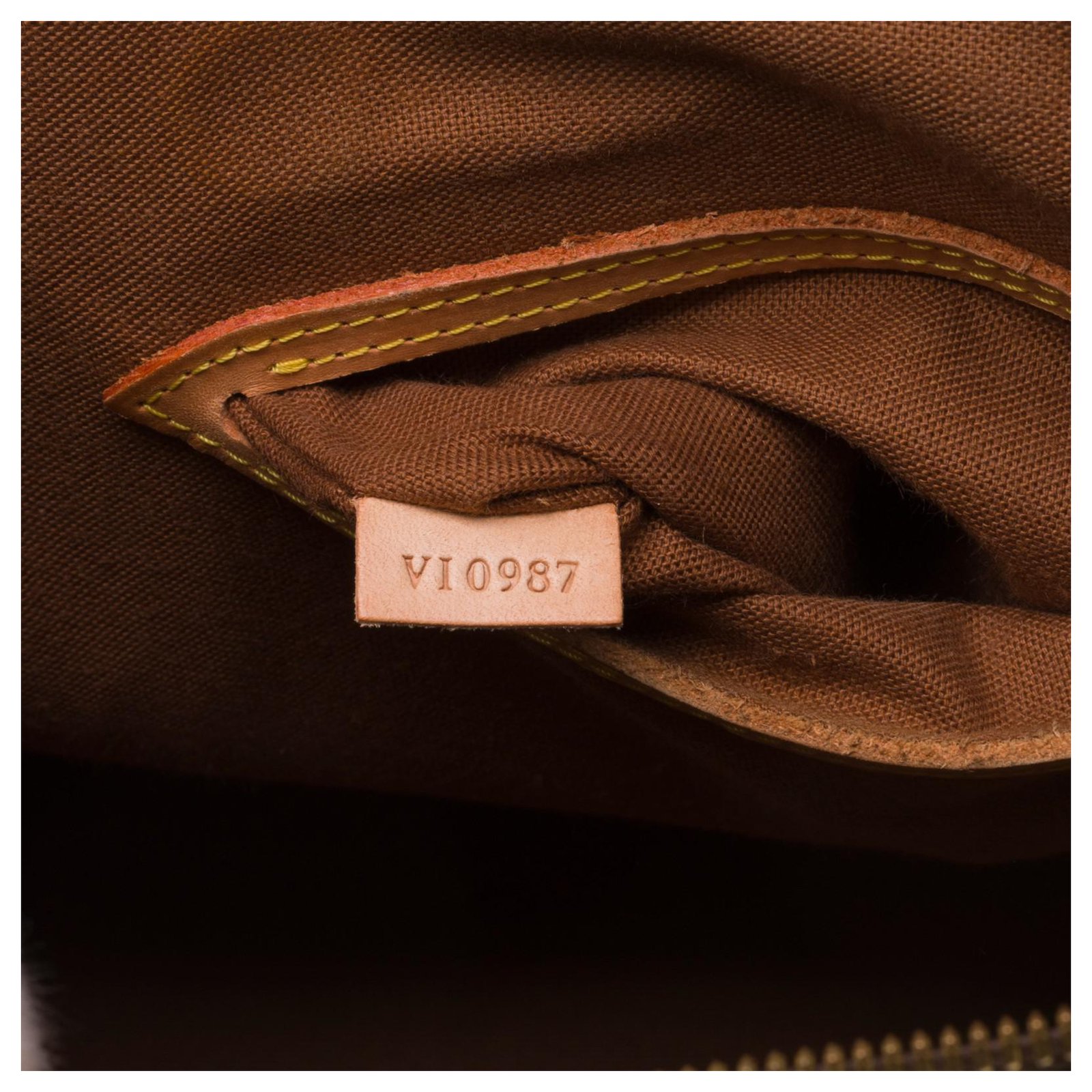 Customized Louis Vuitton Alma Picsou loves Money in brown