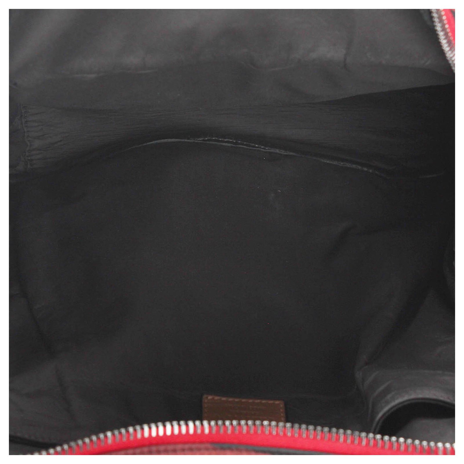 Valentino Red Camouflage Nylon Backpack Black Leather Pony-style calfskin  Cloth ref.304442 - Joli Closet