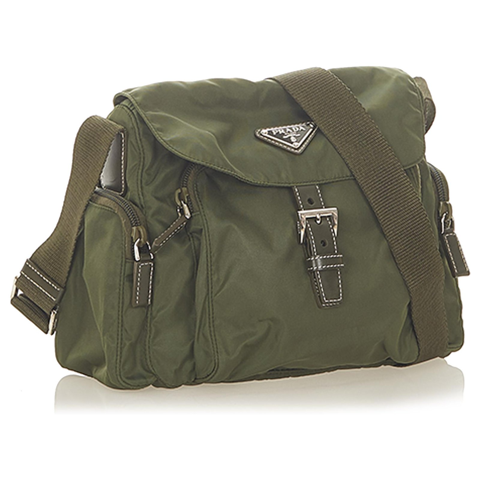 Prada Tessuto Crossbody Bag - Green Crossbody Bags, Handbags - PRA874132