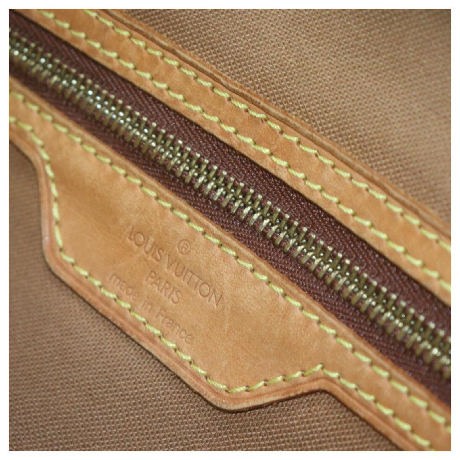 Louis Vuitton Monogram Cabas Mezzo Zip Tote bag 862925