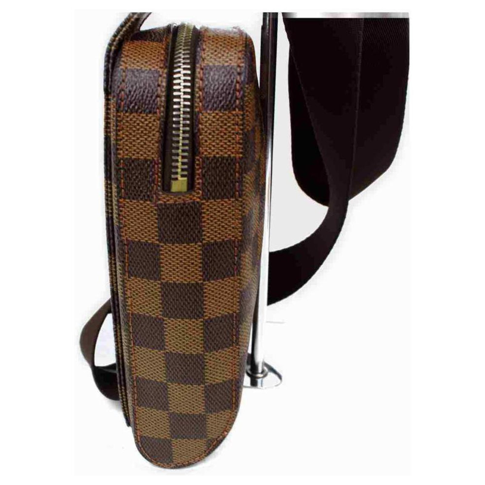 Louis Vuitton Damier Ebene Geronimos Body Bag Fanny Pack Waist Pouch Belt  ref.306202 - Joli Closet