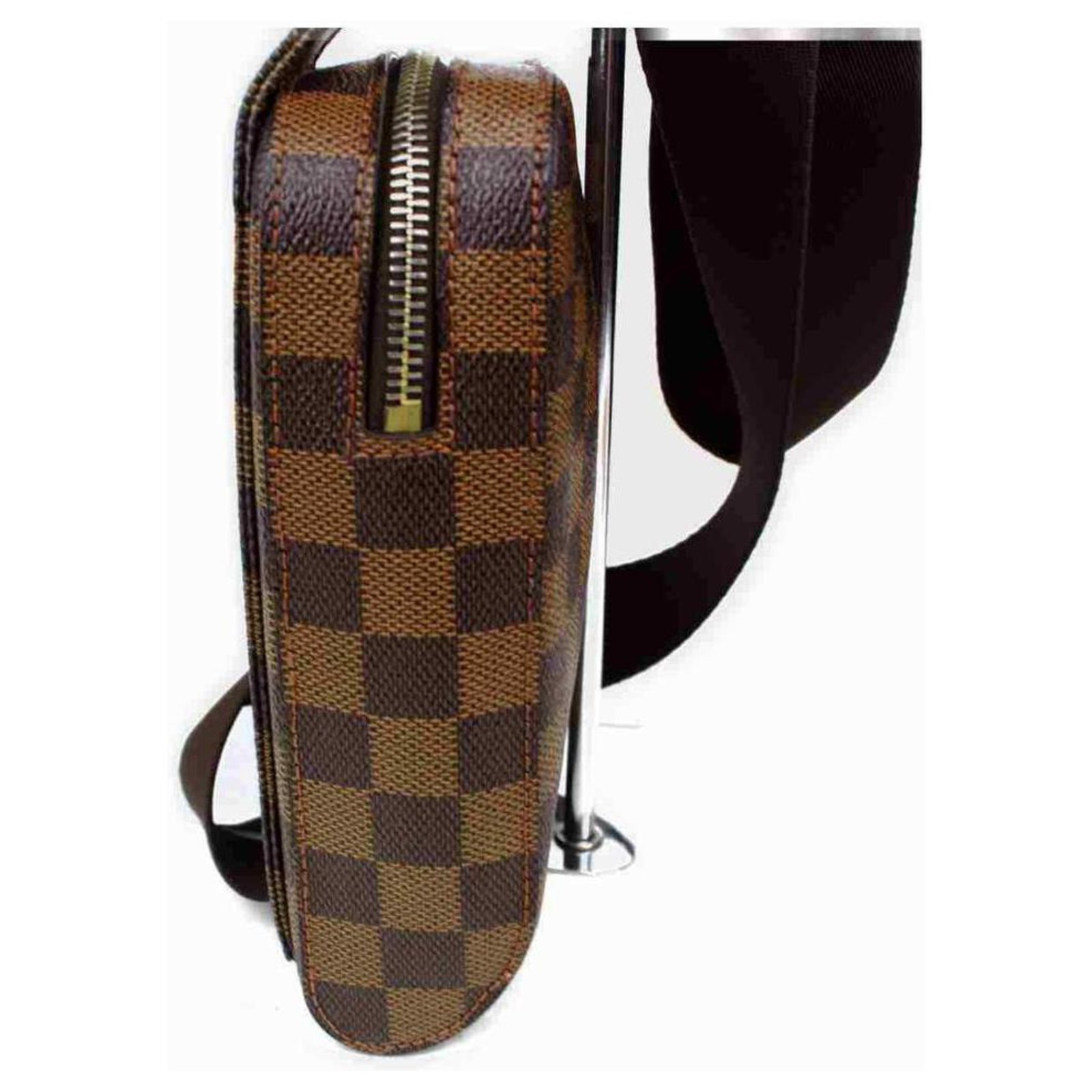 Louis Vuitton Damier Ebene Geronimos Body Bag Fanny Pack Waist