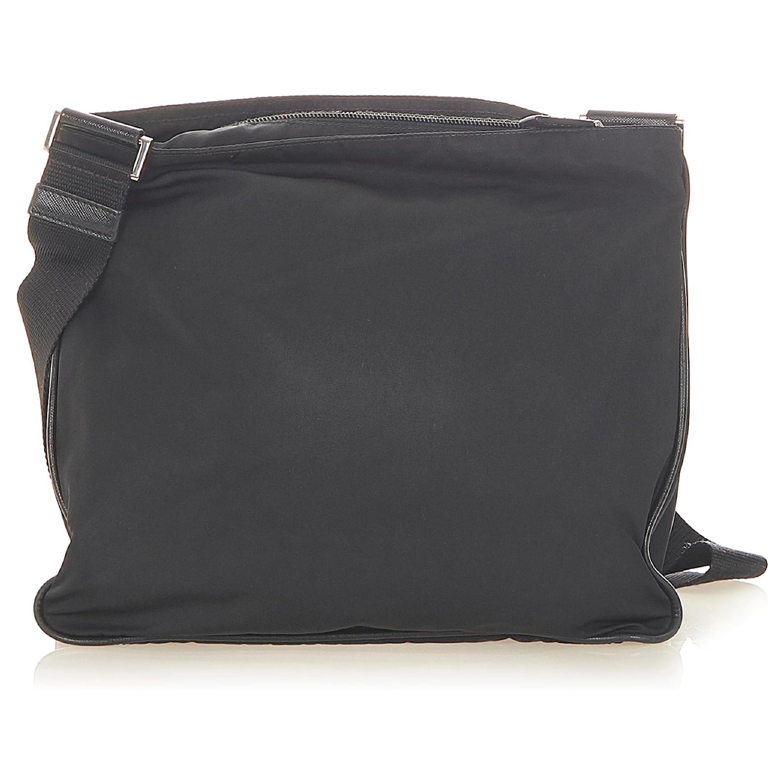 Prada Black Tessuto Crossbody Bag Nylon Cloth ref.306232 - Joli Closet