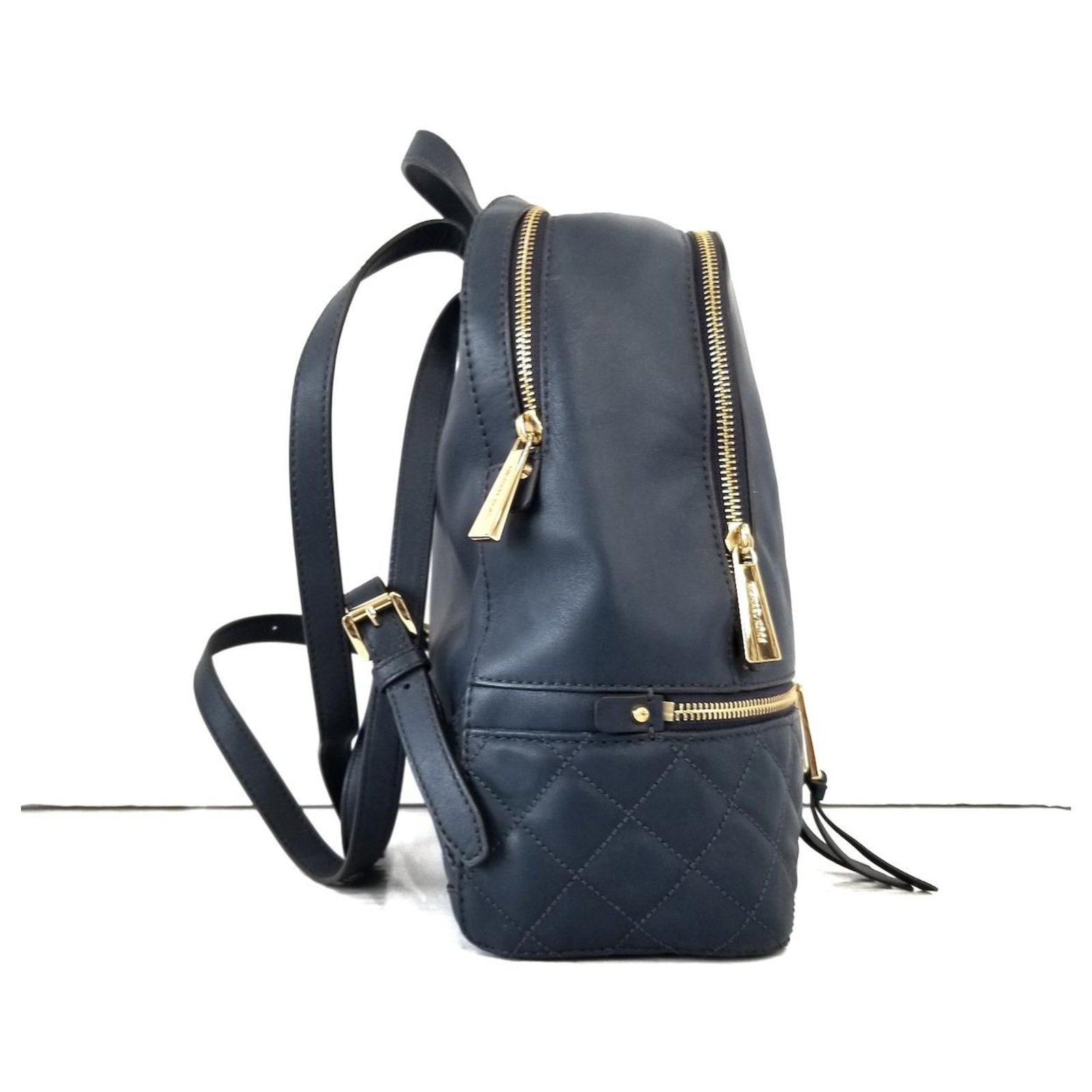 Michael Kors Backpack Navy blue Leather ref.307029 - Joli Closet