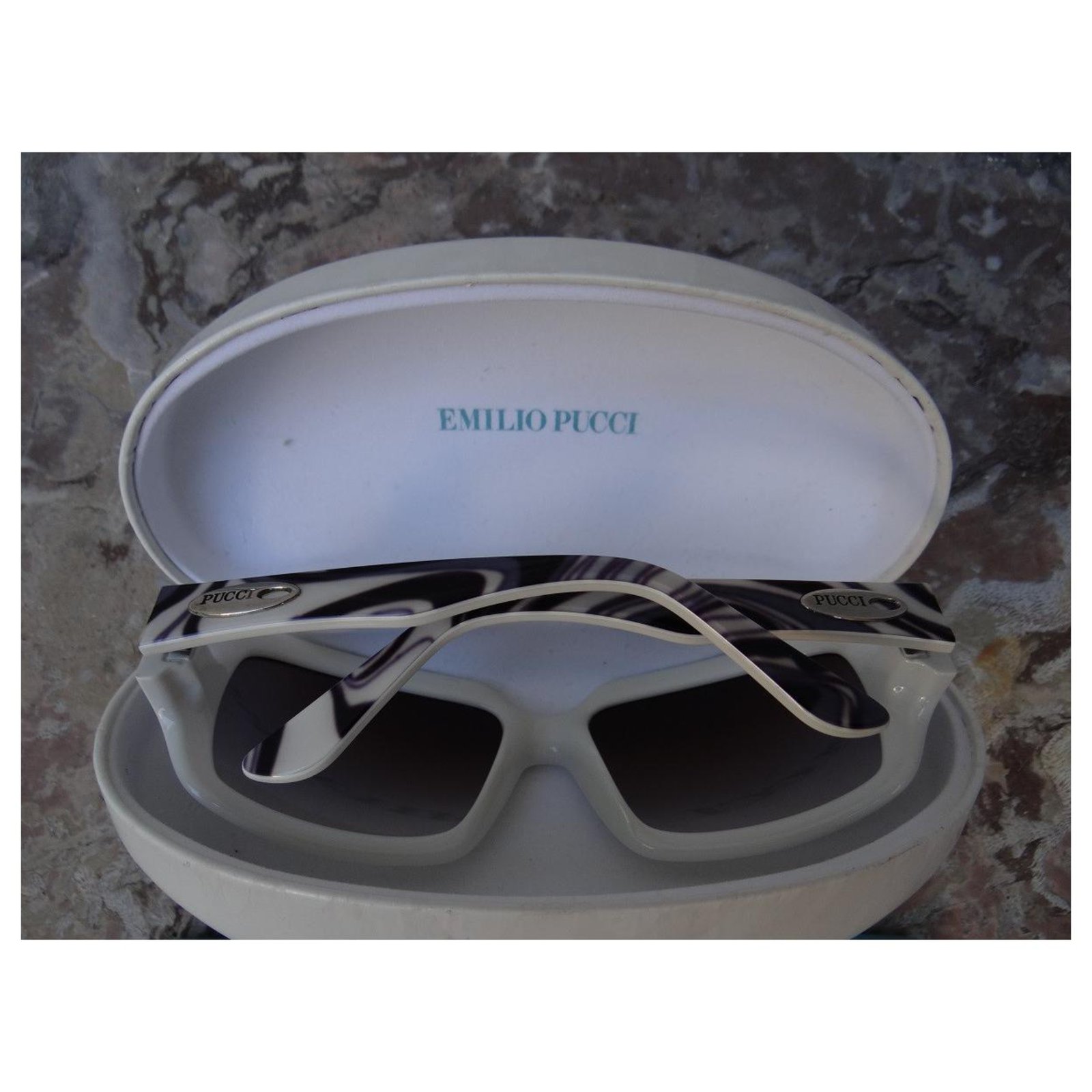 Emilio Pucci Sunglasses White Plastic ref.307497 - Joli Closet