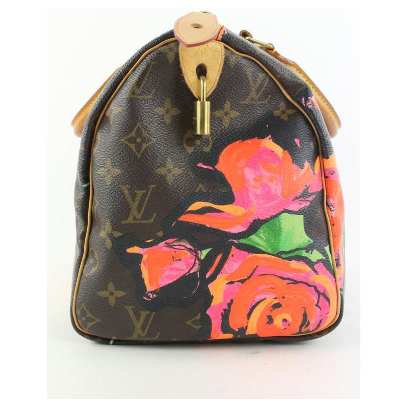 Louis Vuitton Stephen Sprouse Graffiti Roses Speedy 30 Bag Flower 421lvs528