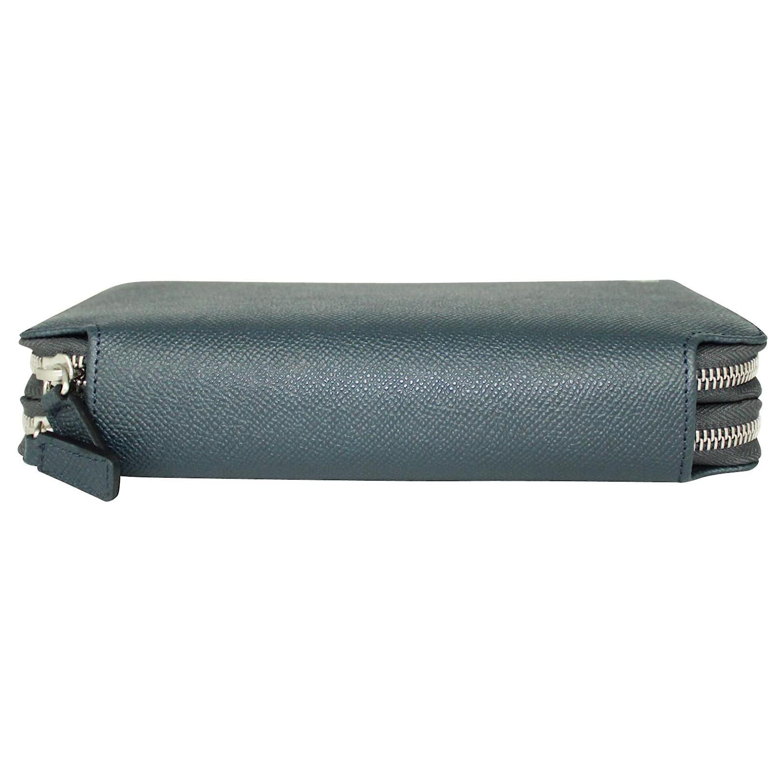 Alfred Dunhill Navy Borudon Organizer Blue Navy blue Leather ref
