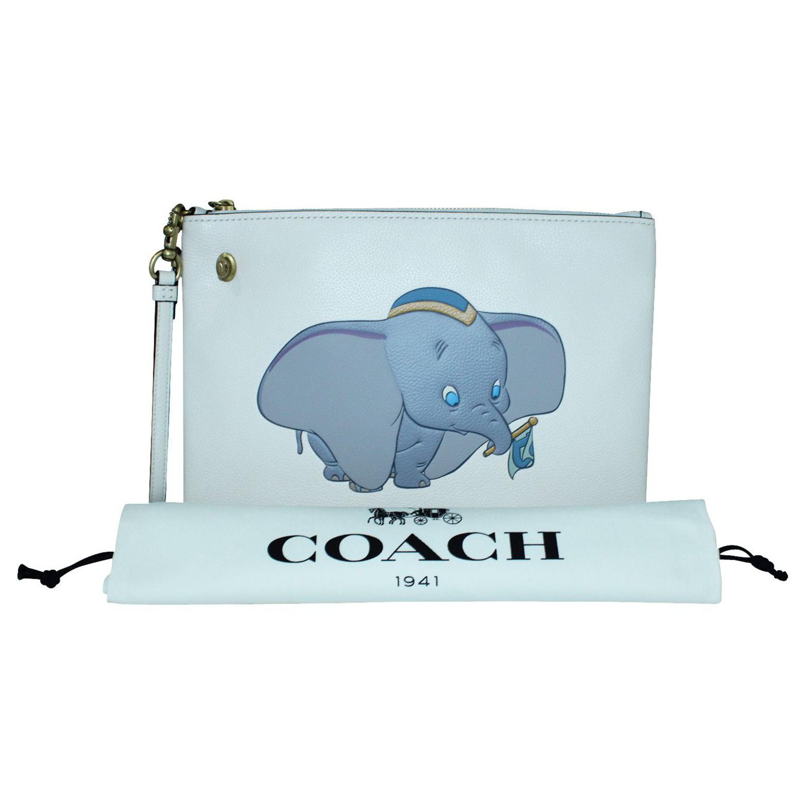 coach dumbo clutch