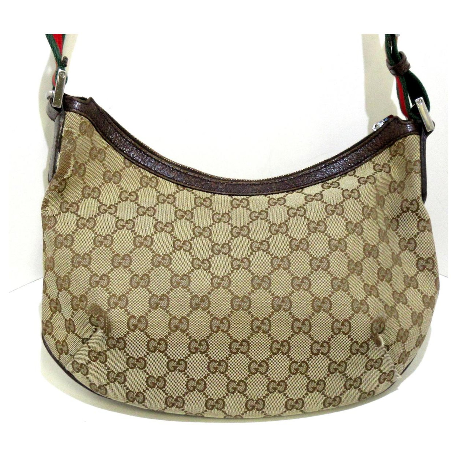 Gucci Shoulder Bag Beige Cloth ref.309269 - Joli Closet