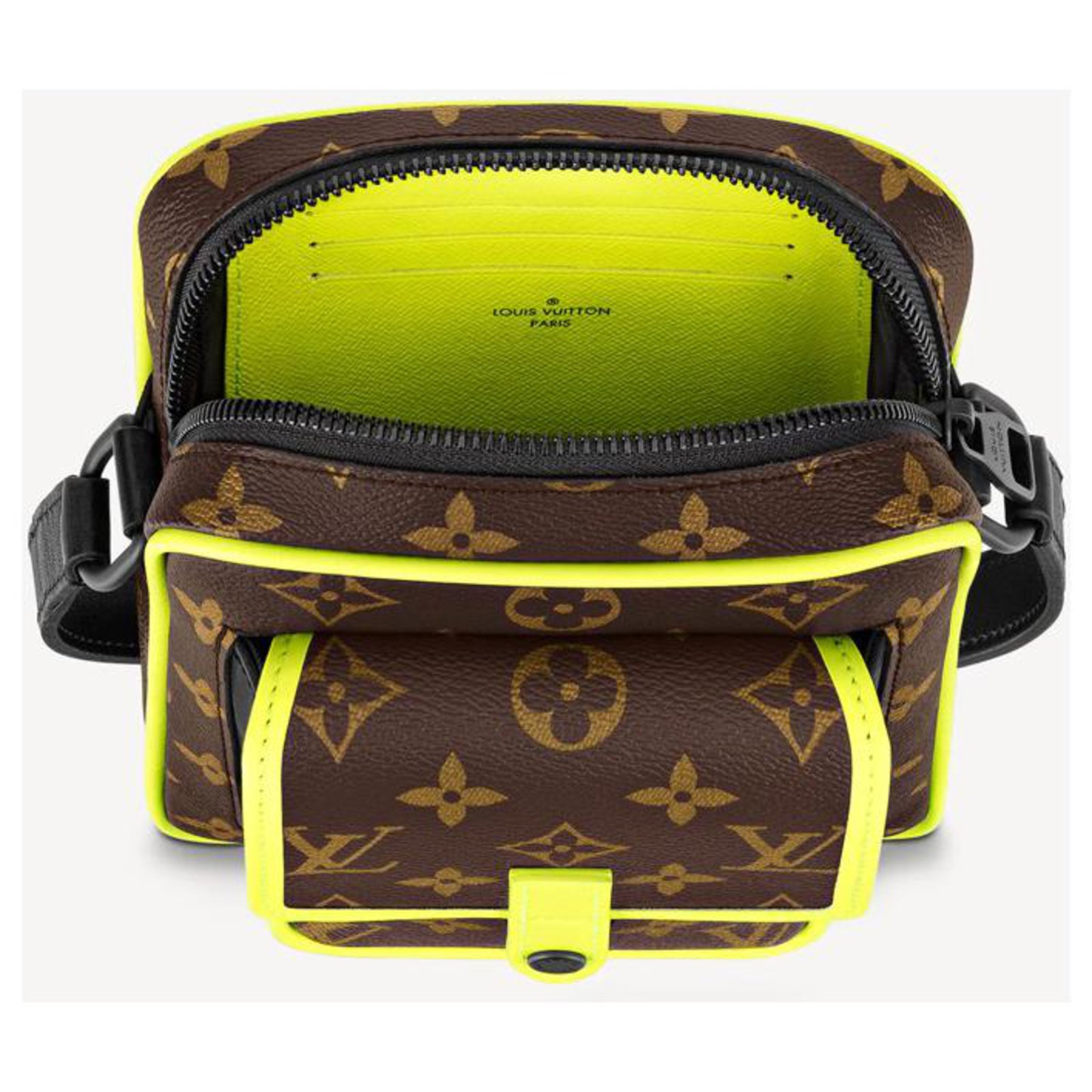 Louis Vuitton Christopher Wearable Wallet Florescent Yellow in Coated  Canvas - US