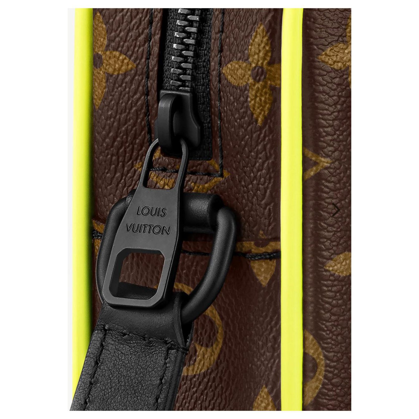Louis Vuitton Christopher Wearable Wallet Florescent Yellow in