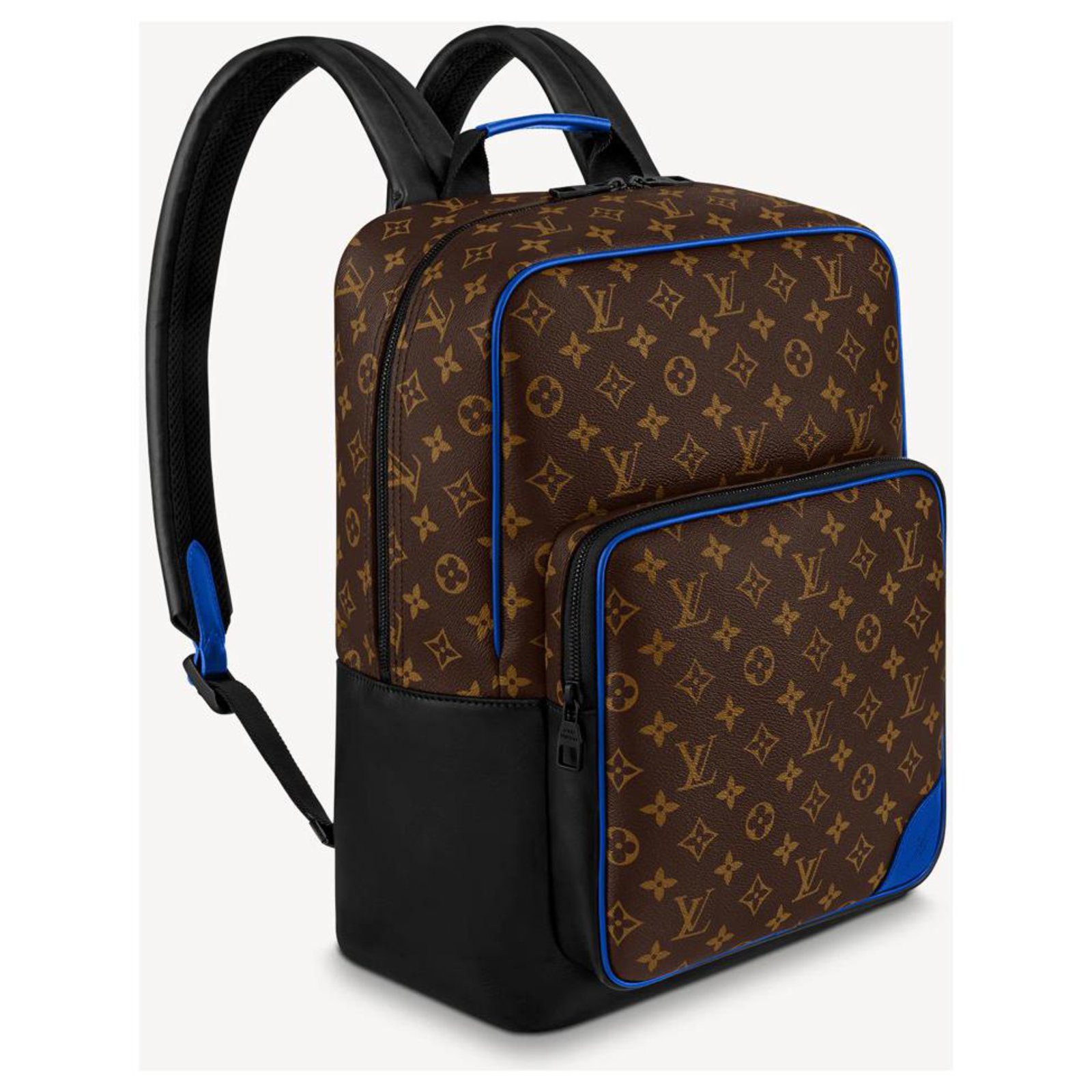 Louis Vuitton LV Dean backpack with blue Brown Leather ref.310002