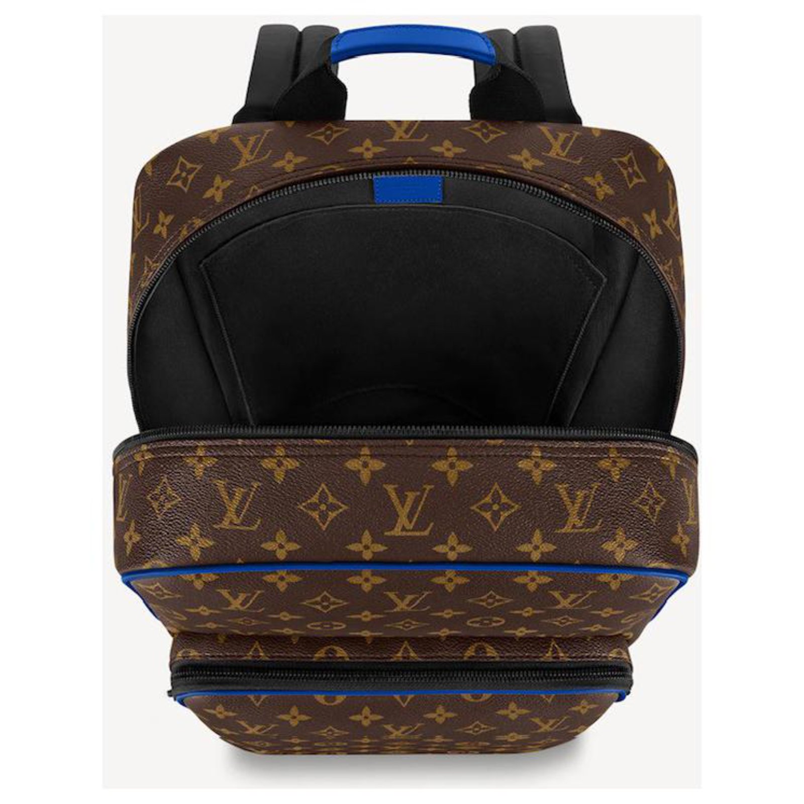 Louis Vuitton LV Dean backpack with blue Brown Leather ref.310002 - Joli  Closet