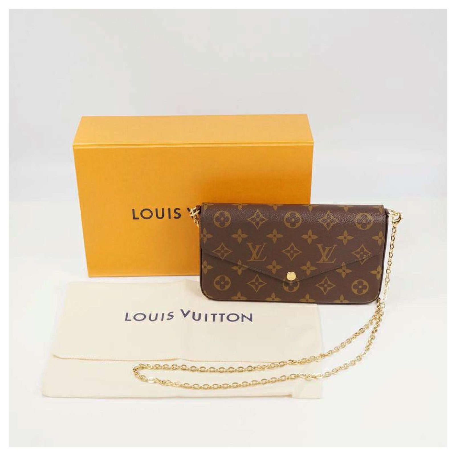 Louis Vuitton Monogram Pochette Felicie M61276 Brown Cloth ref