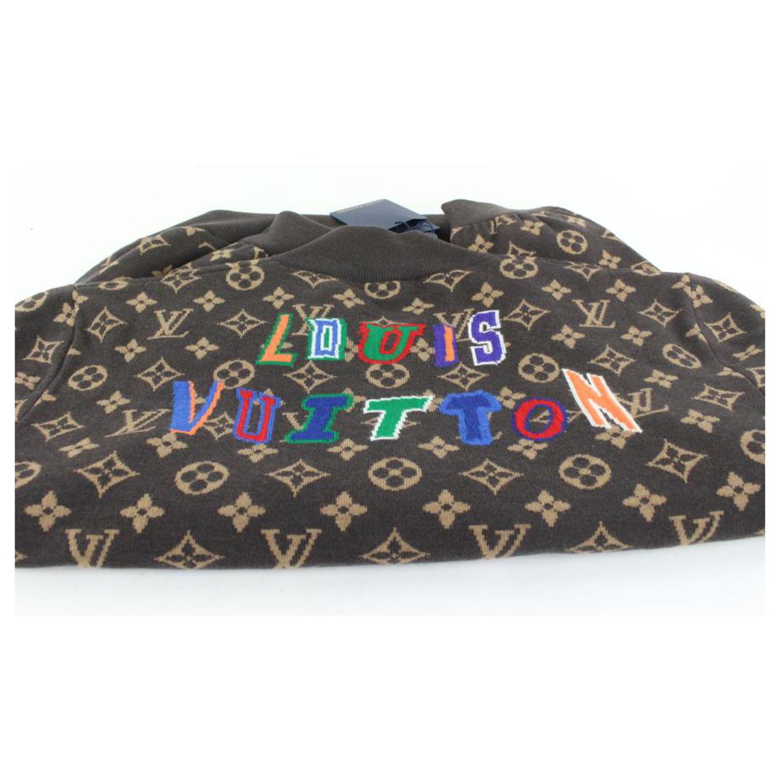 Louis Vuitton Maglione giacca in maglia NBA XXXL LV da uomo nero