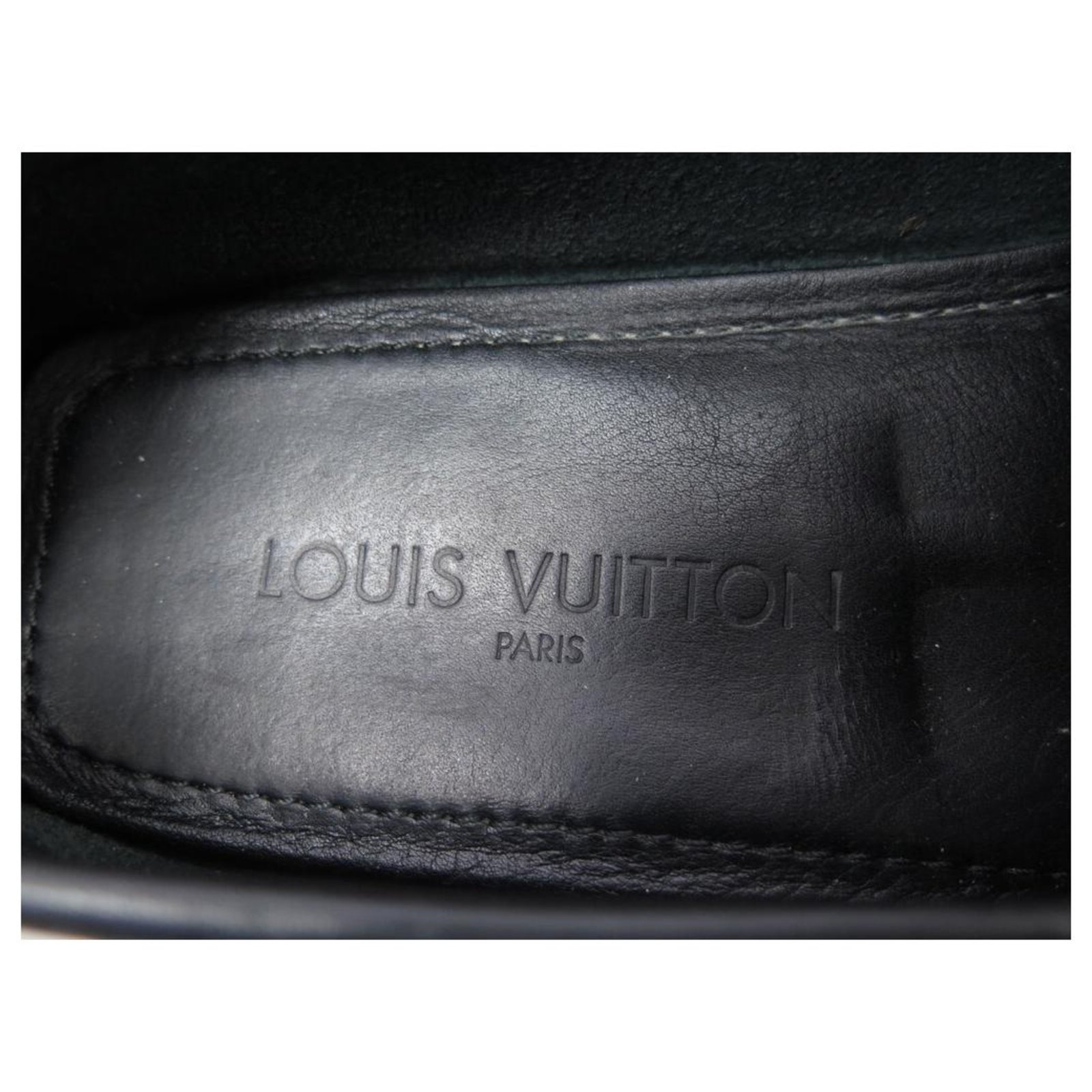 NEW LOUIS VUITTON LOAFERS 9 43 SMALL TRUNK CLASP LOAFERS Black Leather  ref.311147 - Joli Closet